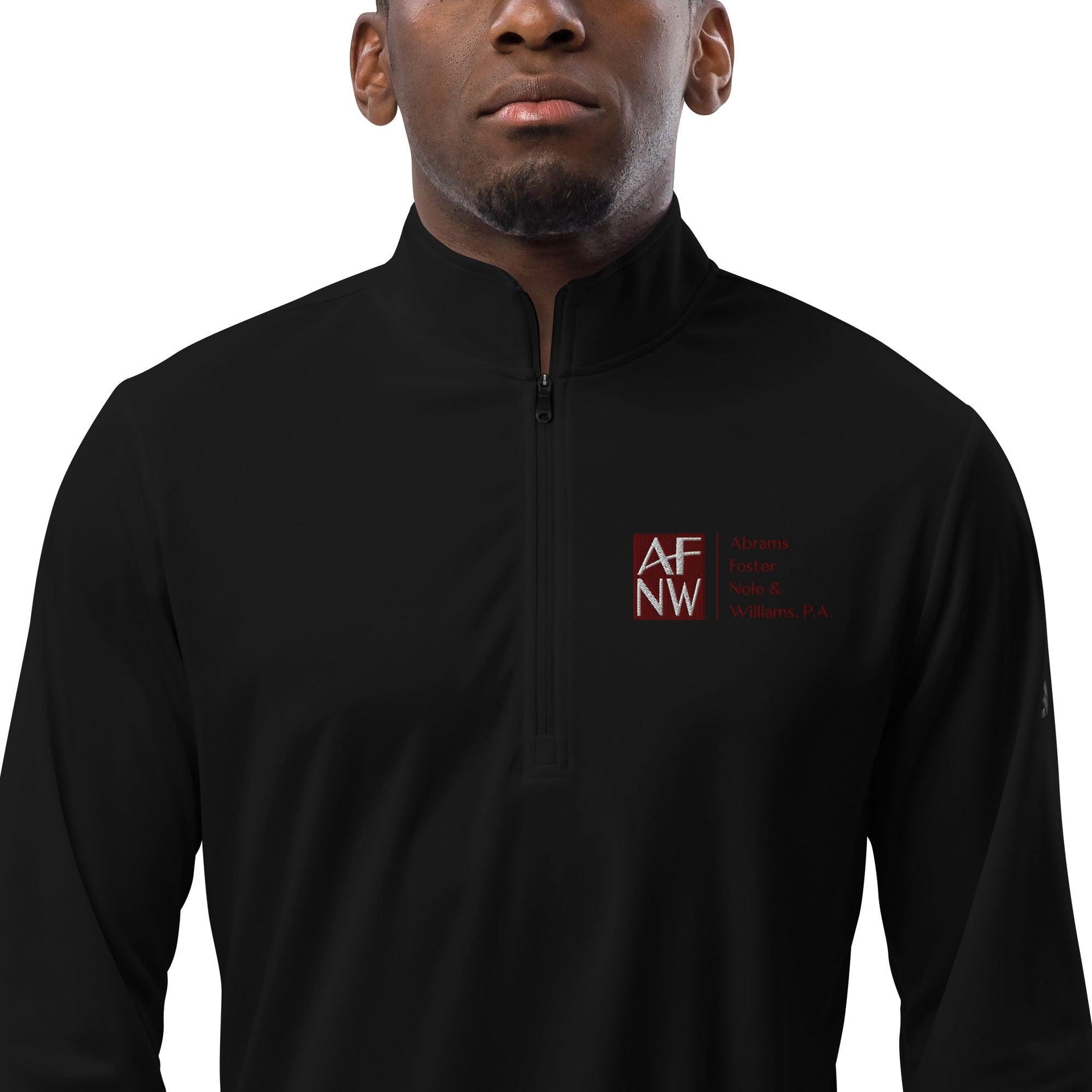Embroidered Quarter Zip Pullover - Briadanna