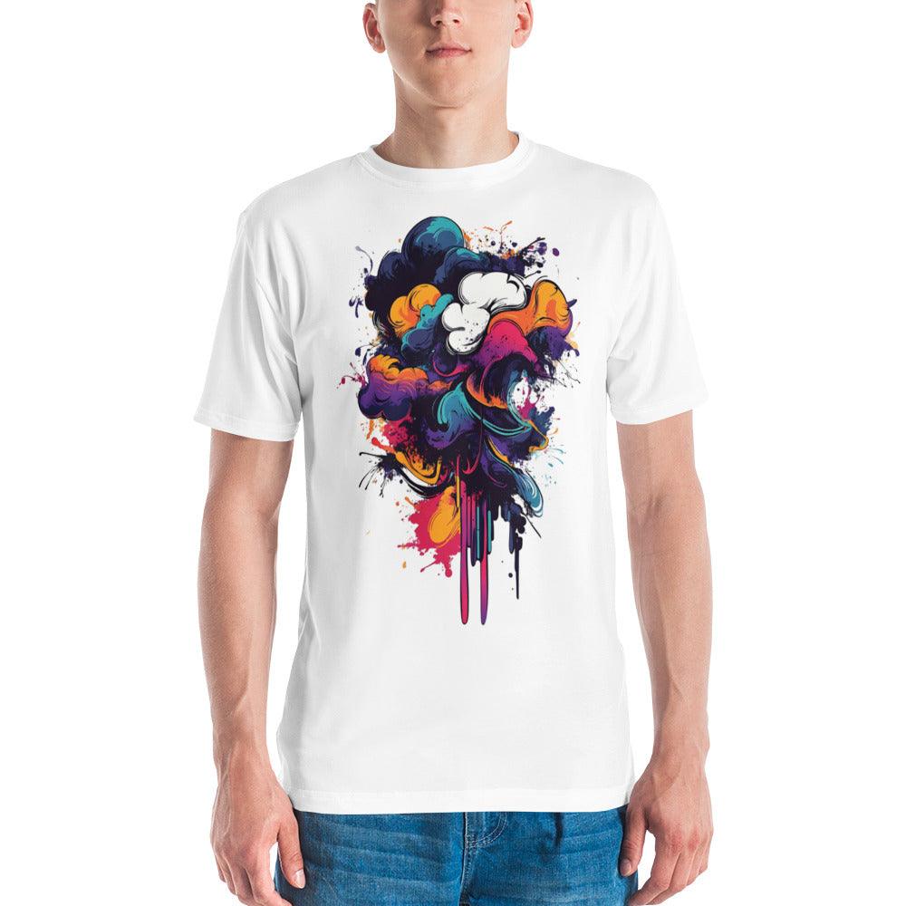 Vibrant Abstract Art Men's Tee - Briadanna