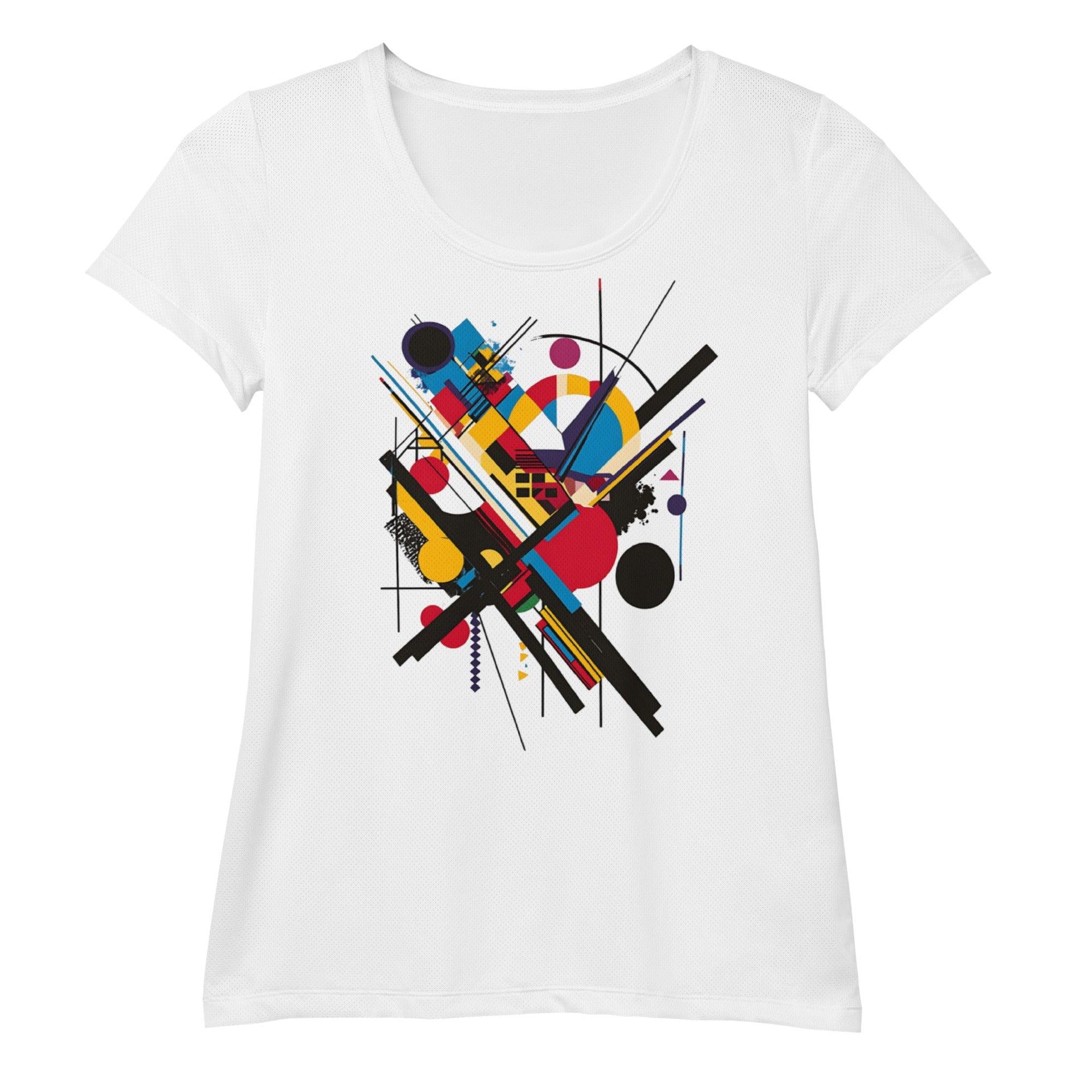 Geometric Women's Athletic Tee - Briadanna