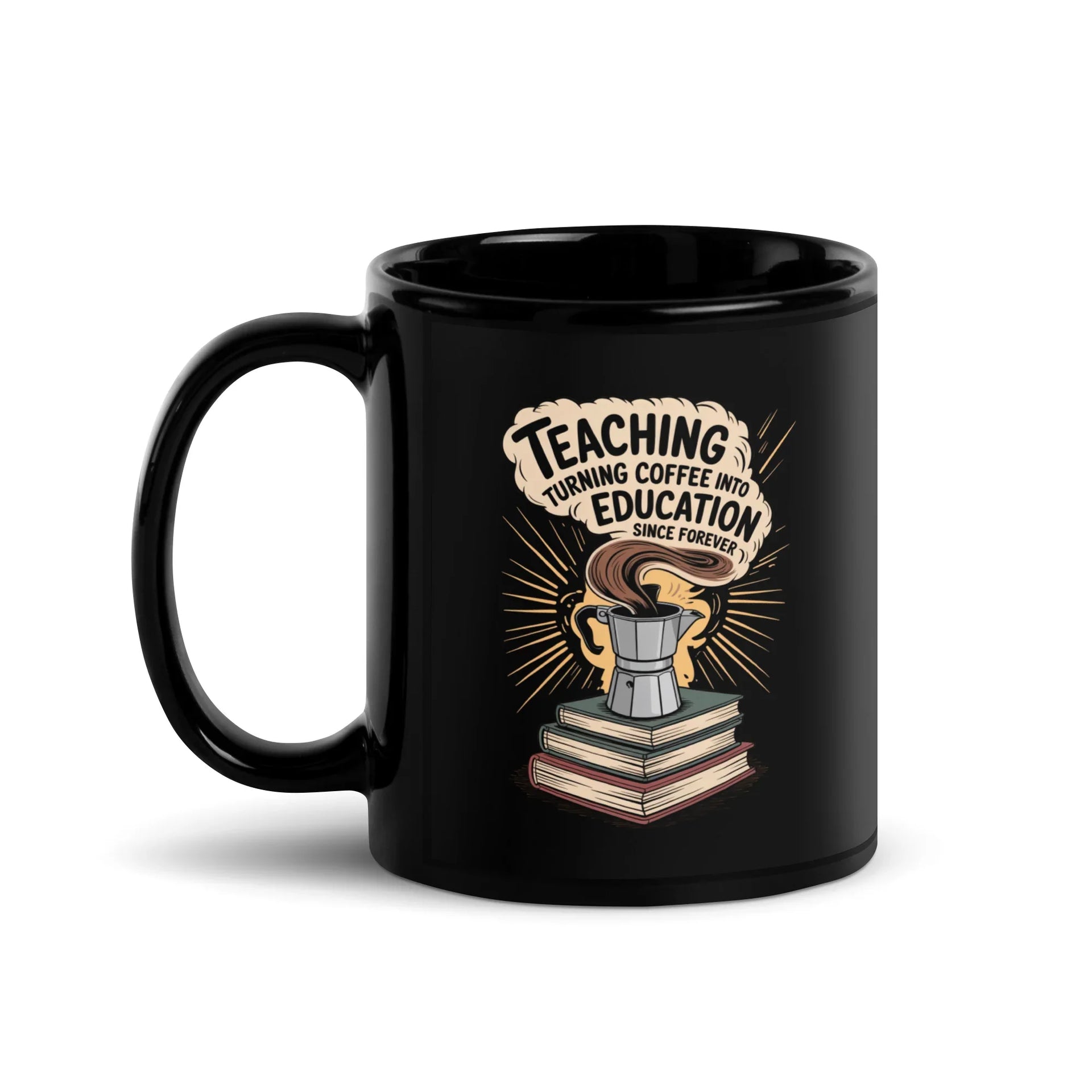 Teaching Coffee Black Mug - Briadanna