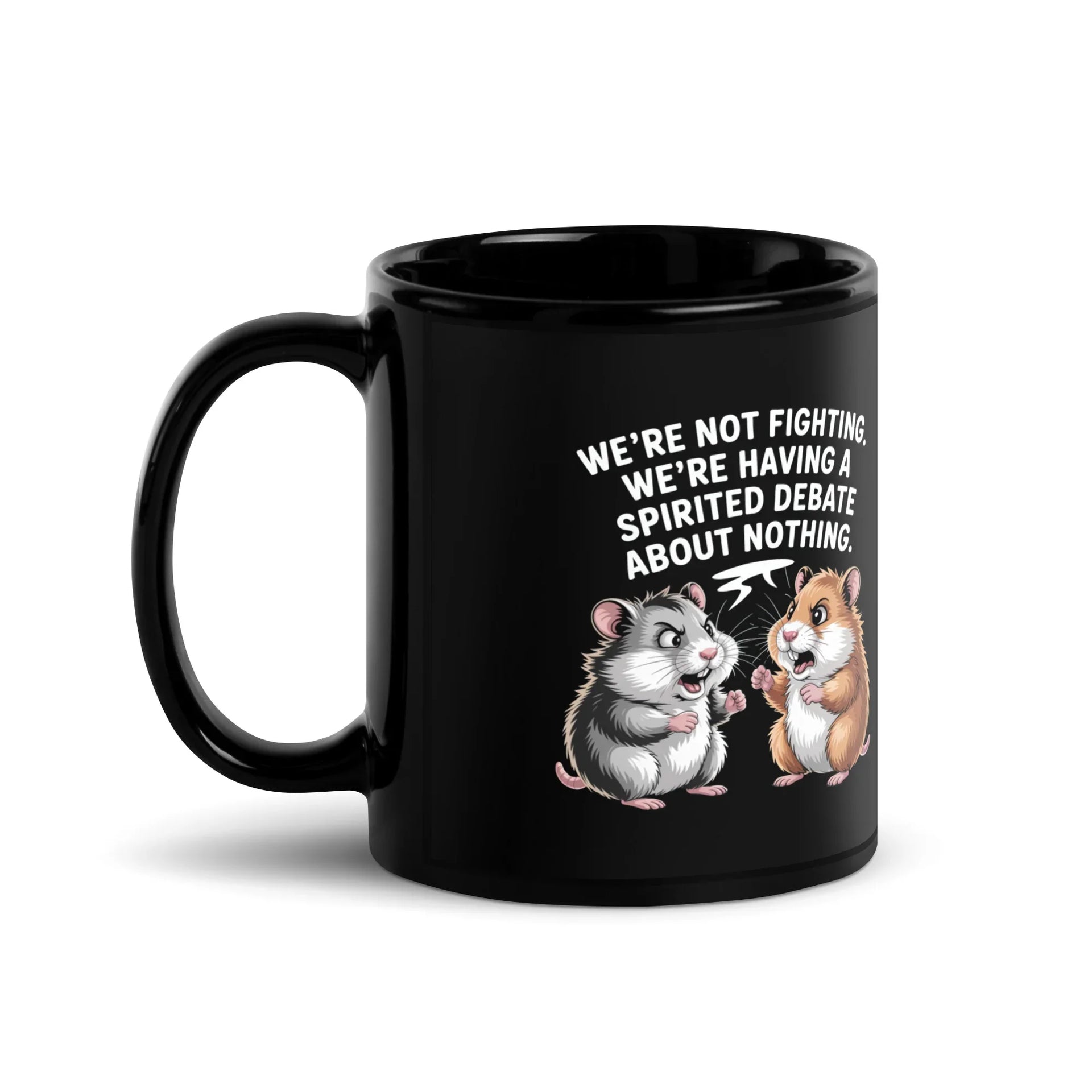Fun Hamster Debate Mug - Briadanna