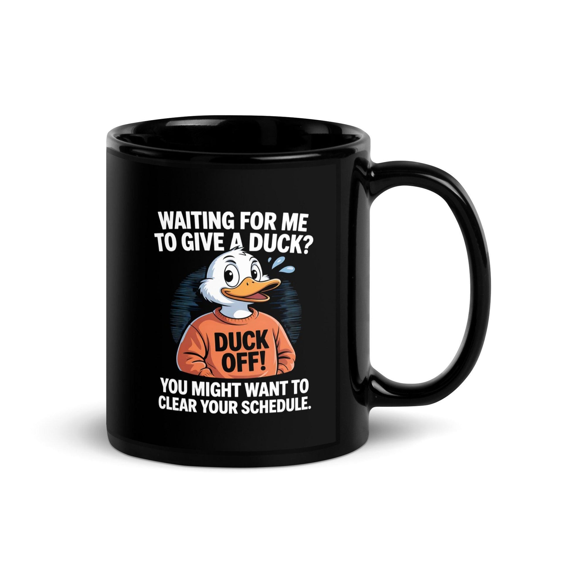 'Funny Duck Off' Glossy Mug - Briadanna