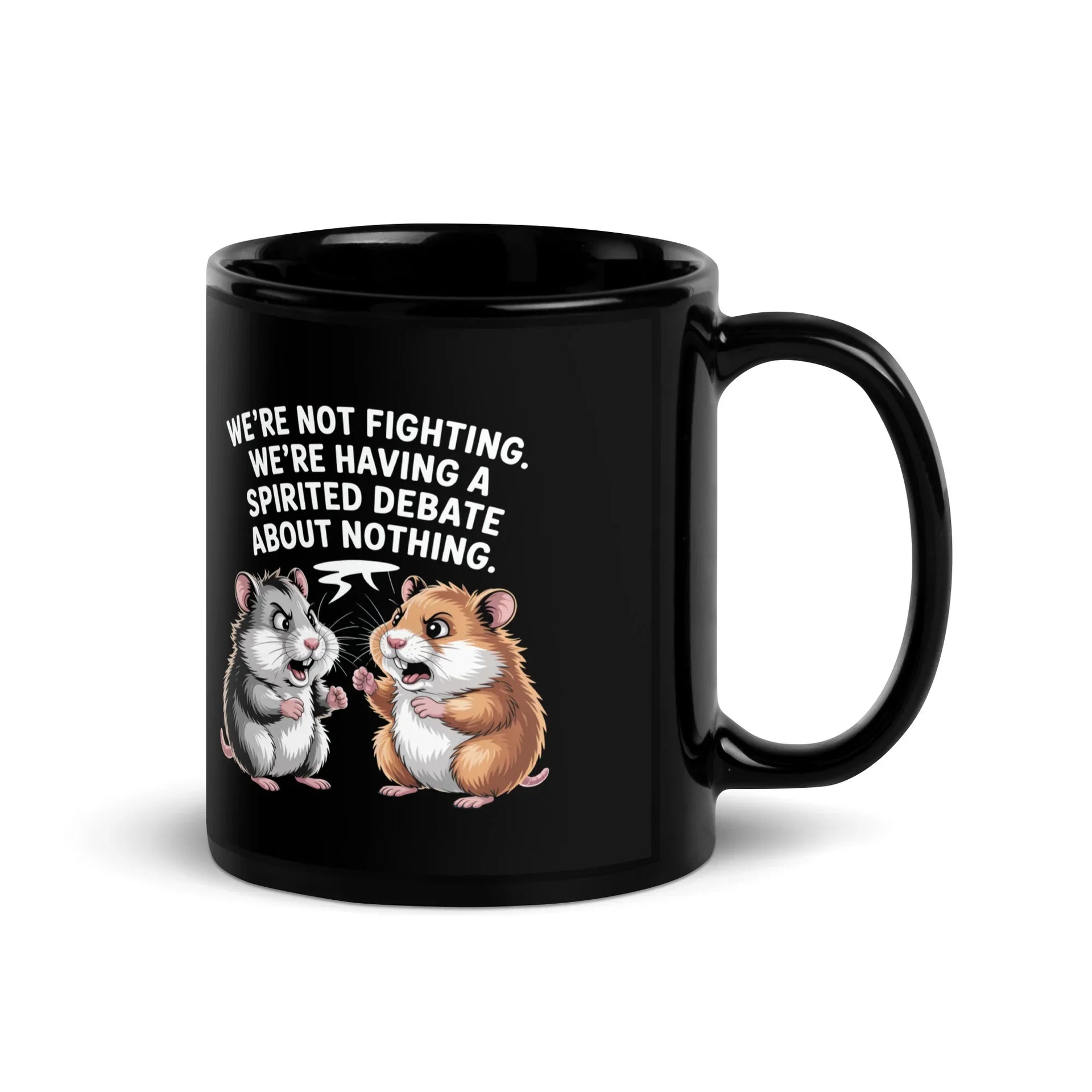 Fun Hamster Debate Mug - Briadanna
