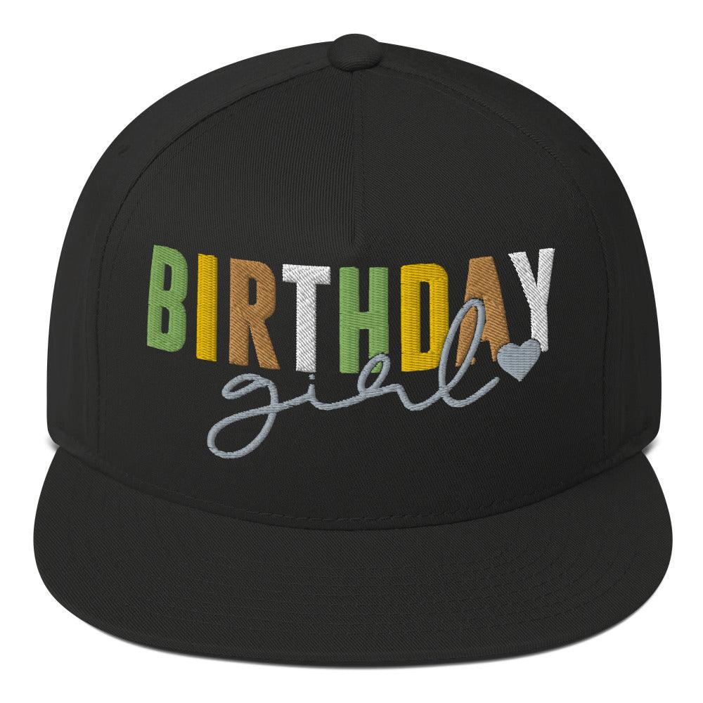 "Birthday Girl" Flat Bill Cap - Briadanna