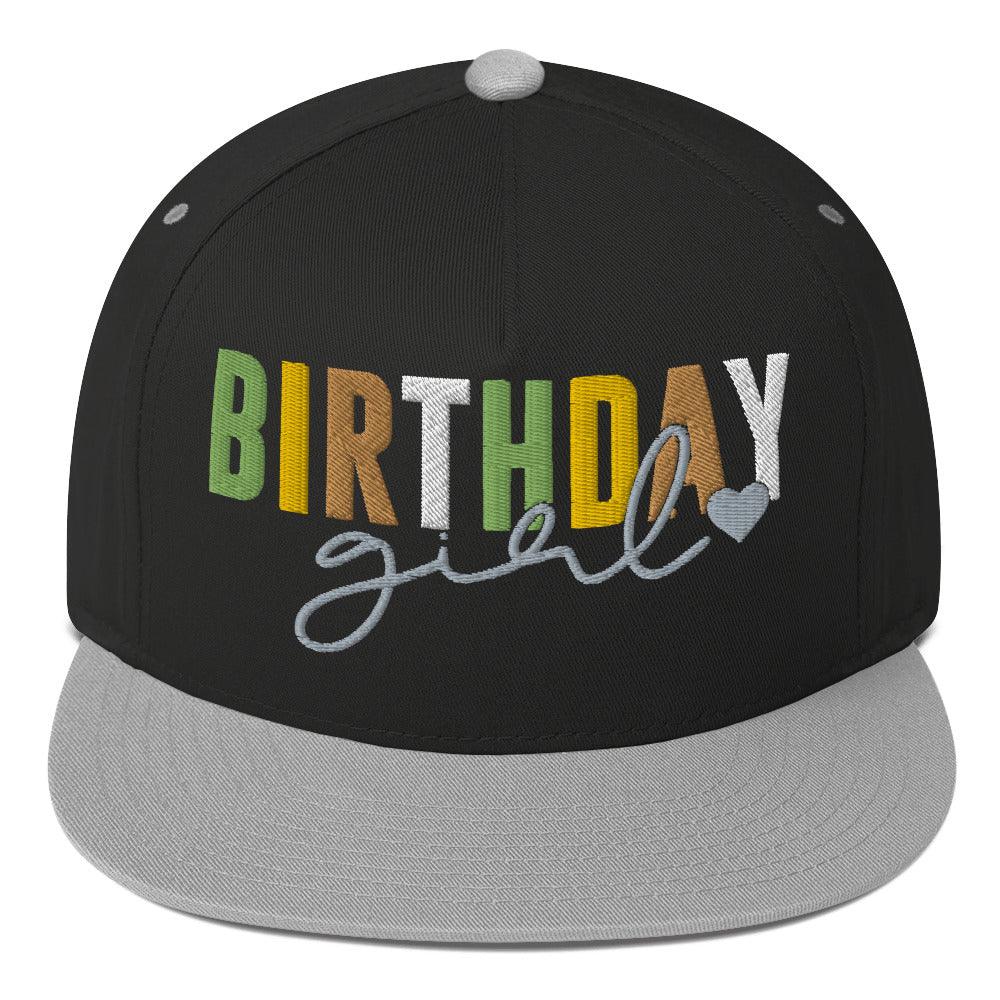 "Birthday Girl" Flat Bill Cap - Briadanna