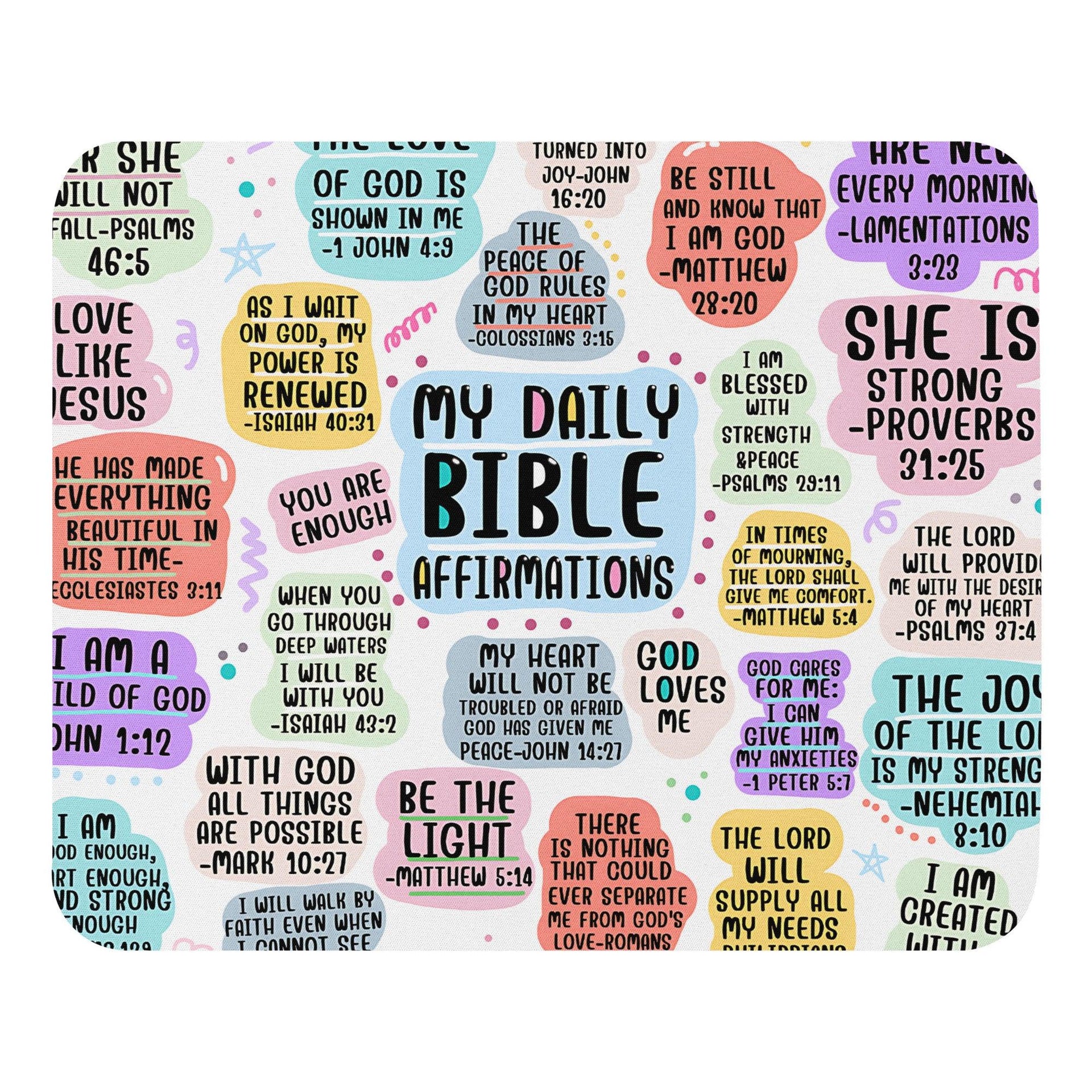 Inspirational Bible Verse Mouse Pad - Briadanna
