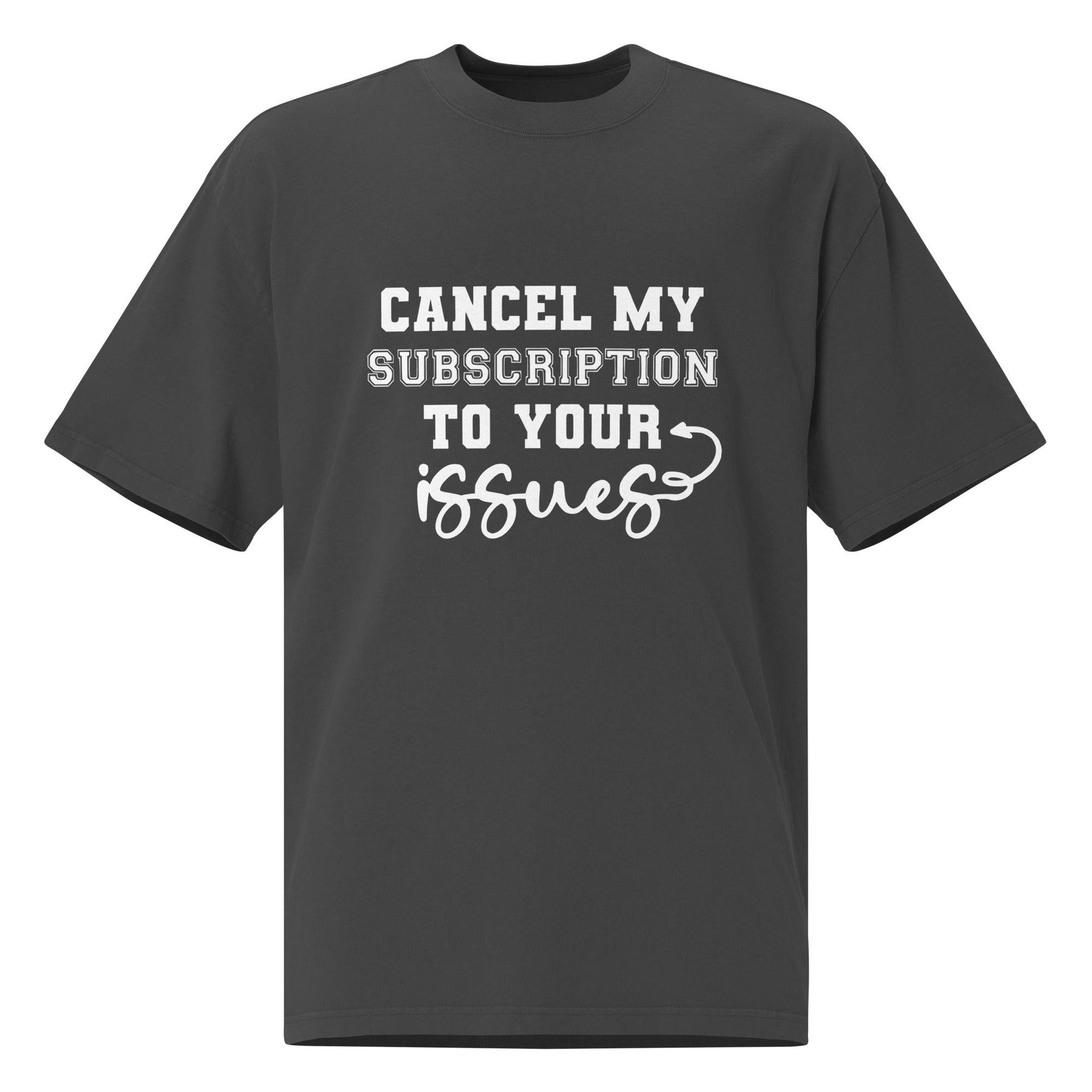 "My Subscription" Oversized T-Shirt - Briadanna