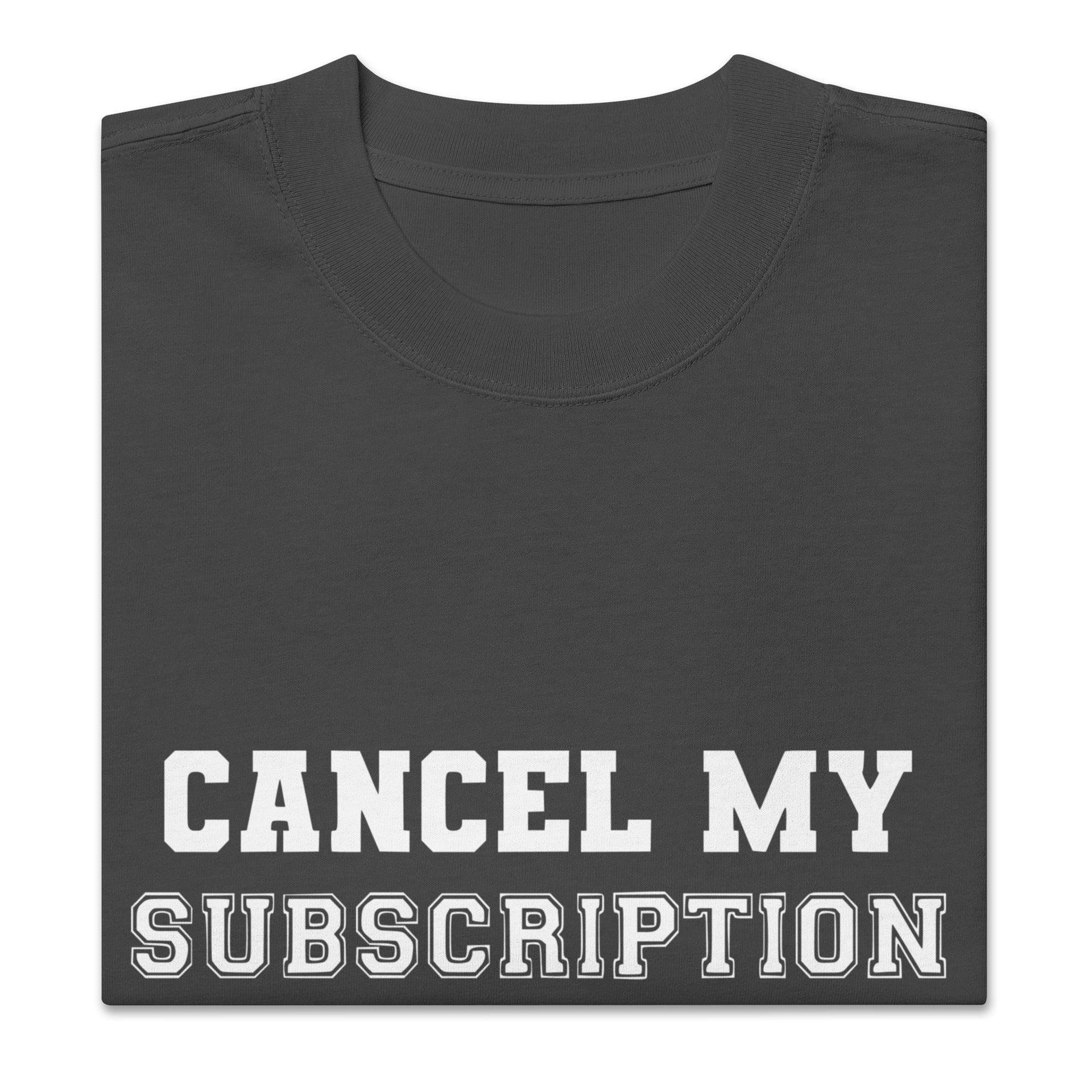 "My Subscription" Oversized T-Shirt - Briadanna