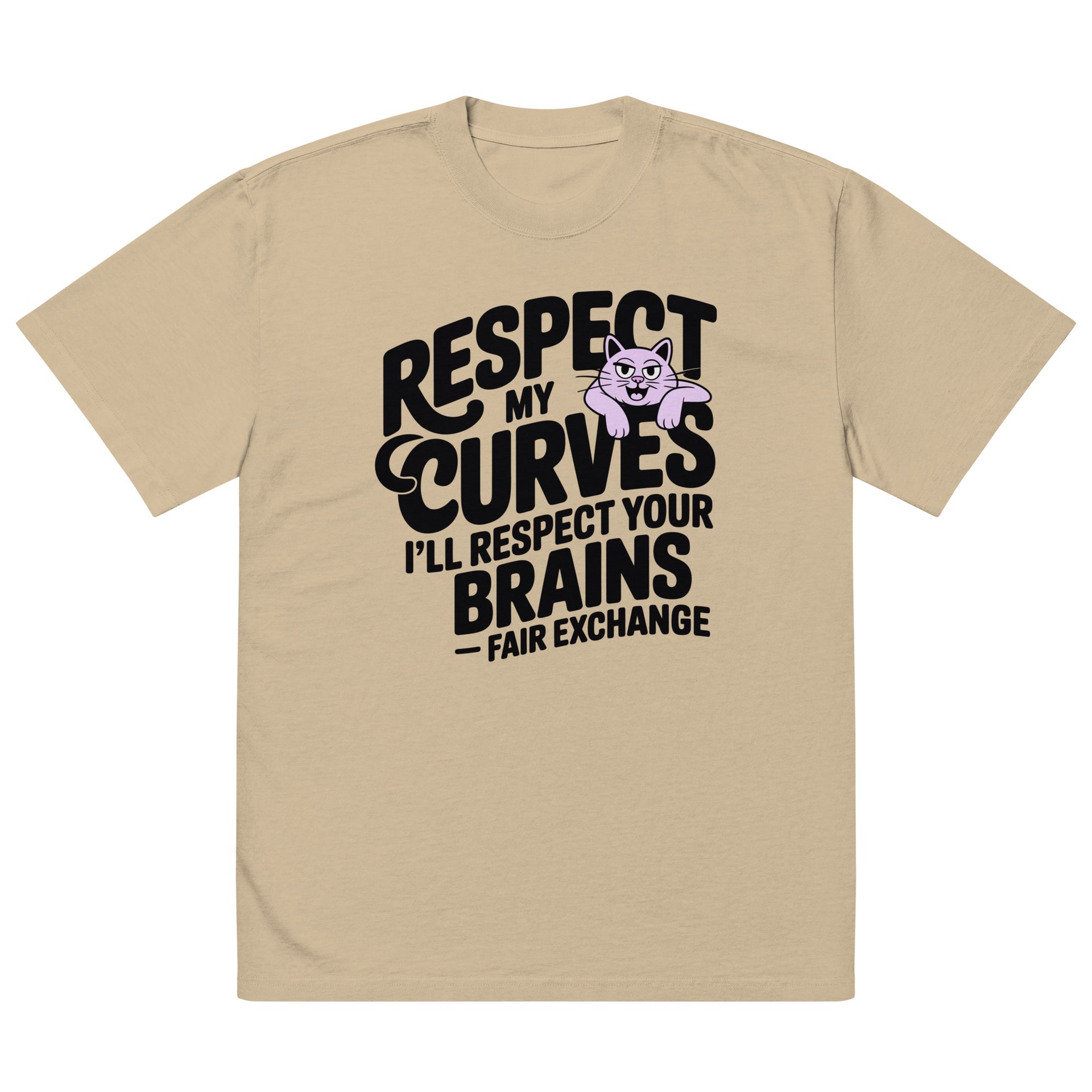 Oversized faded t-shirt - Briadanna