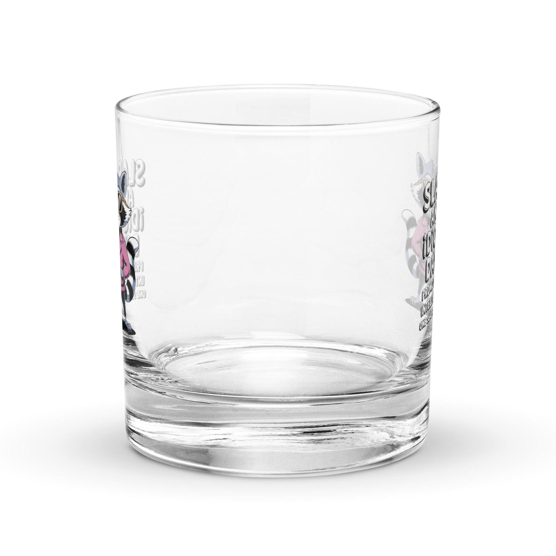 Slap an Idiot Day Rocks Glass - 10oz - Briadanna