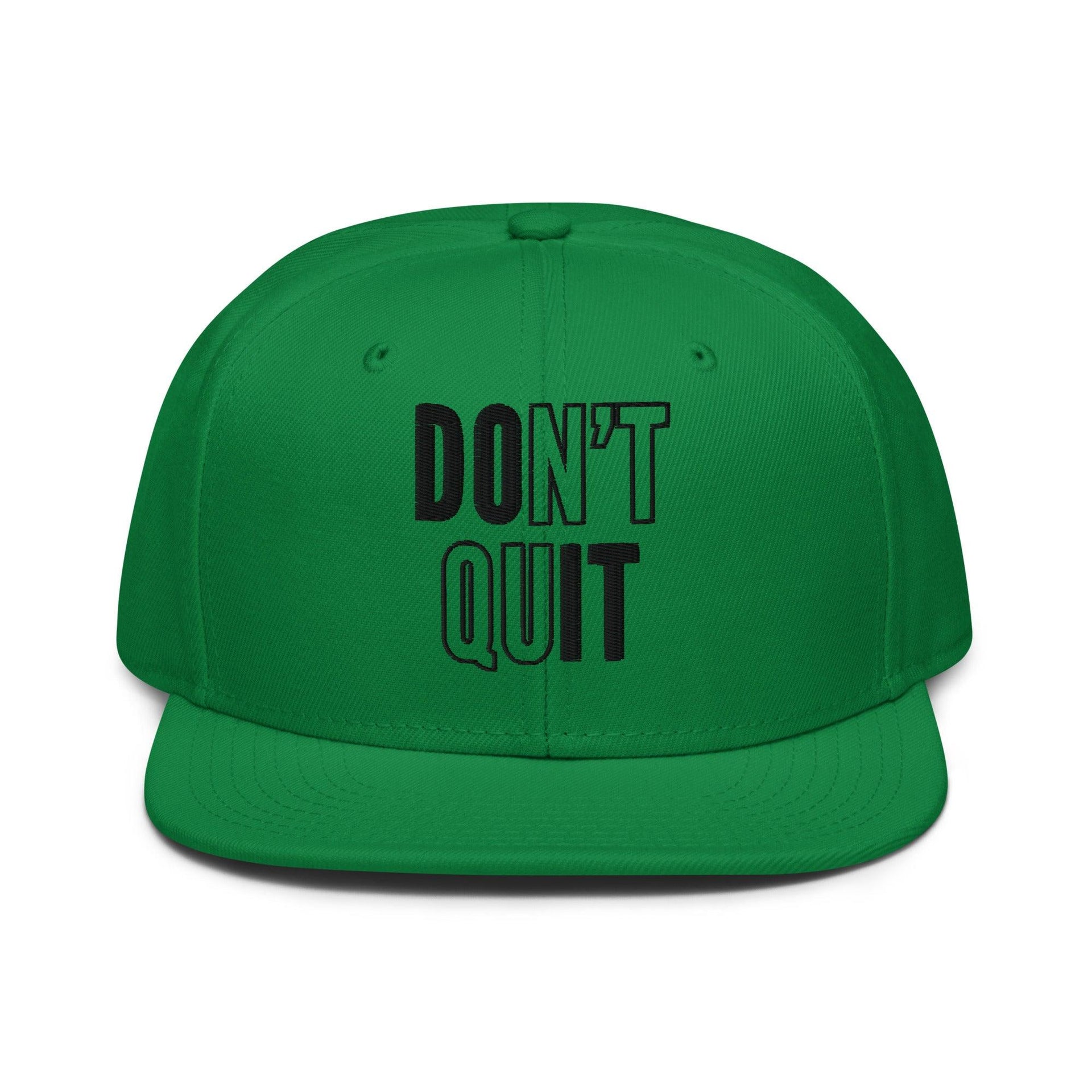 "Don't Quit" Snapback Hat - Briadanna