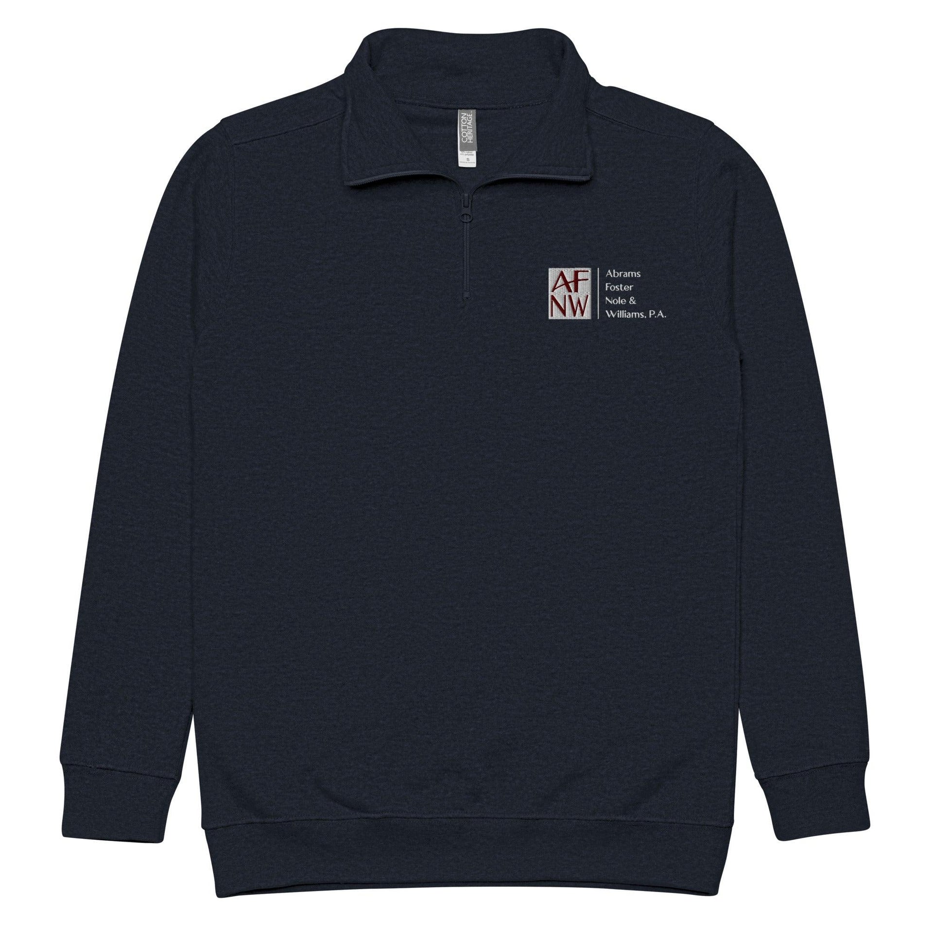 Embroidered Unisex Fleece Pullover - I - Briadanna