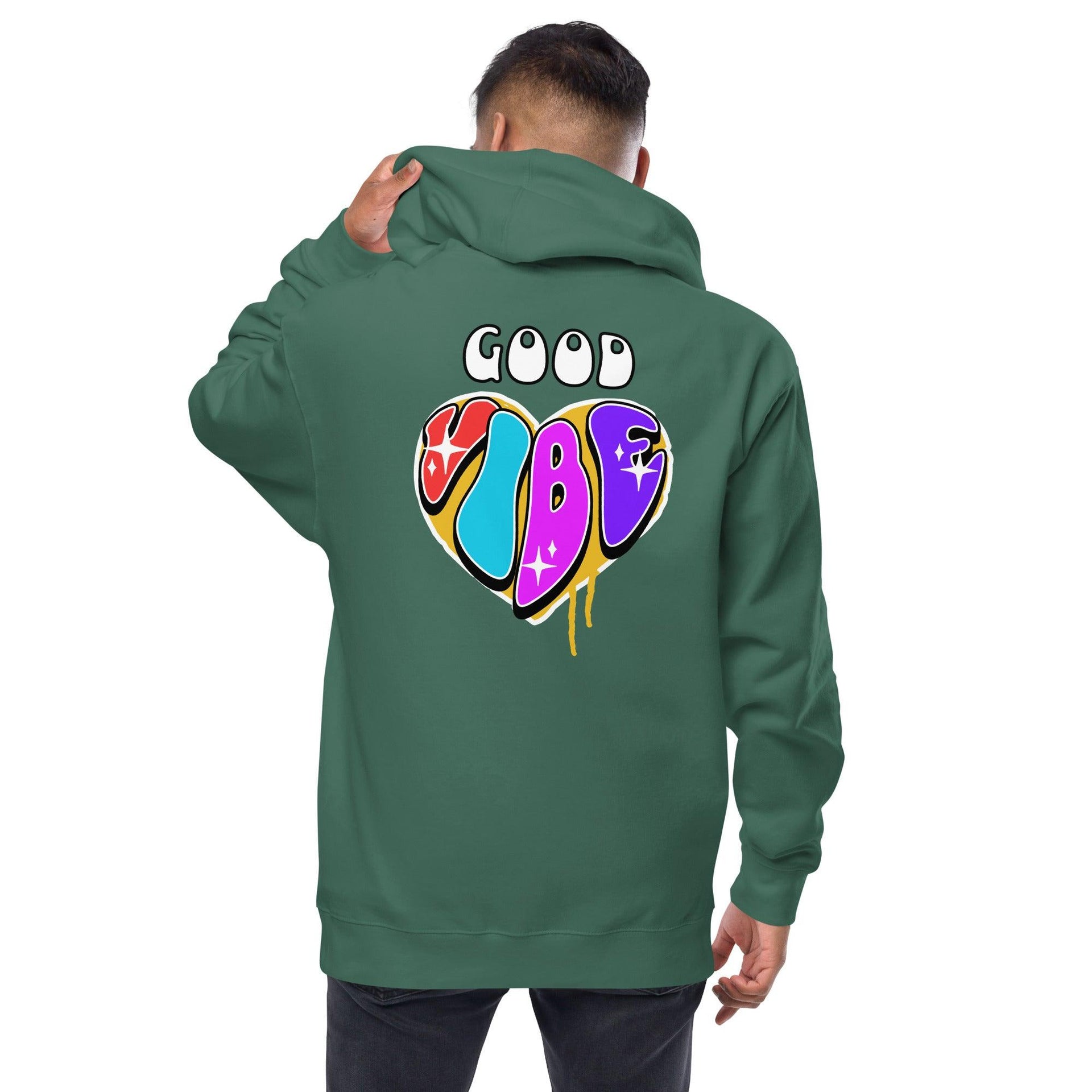 Unisex fleece zip up hoodie - Briadanna