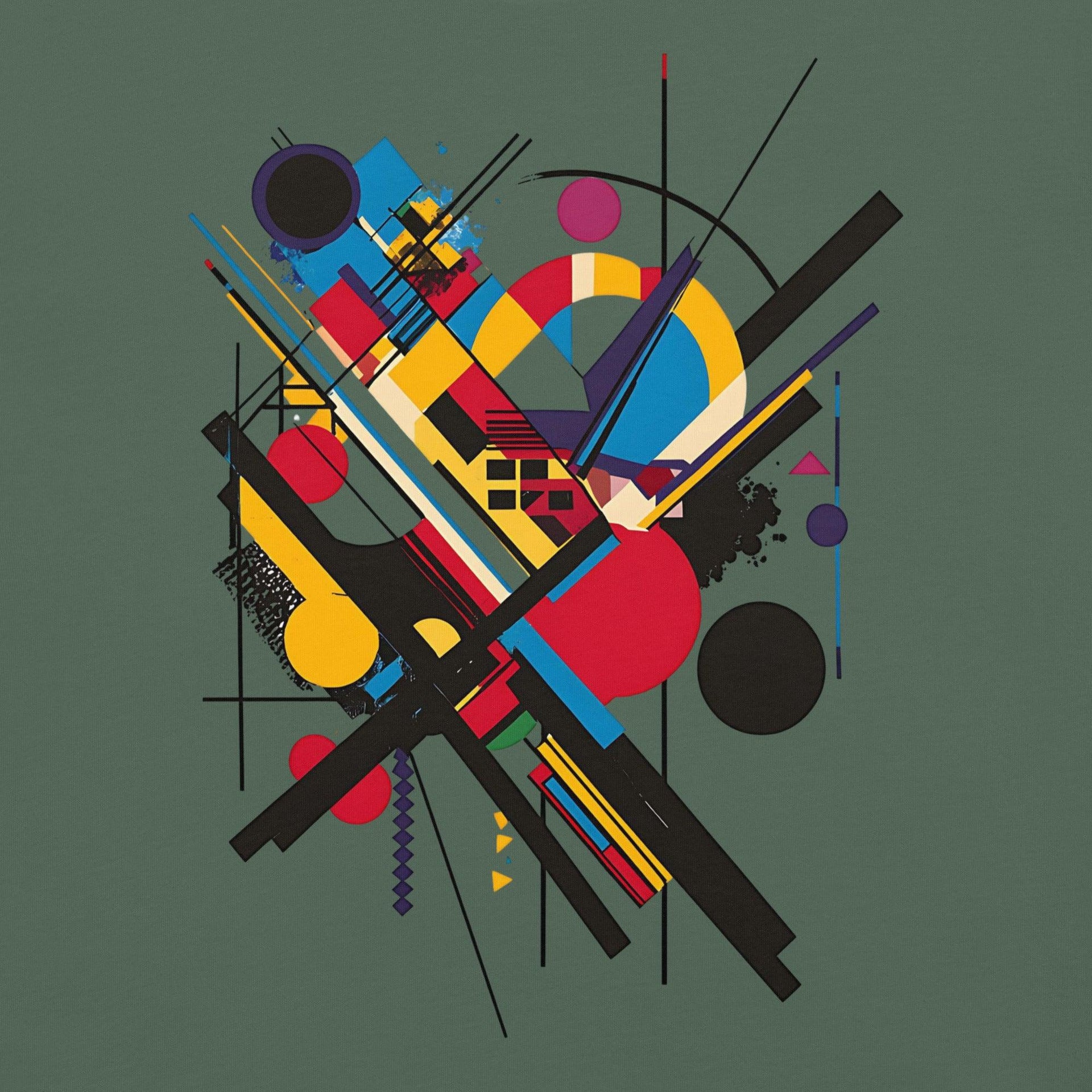 Vibrant Geometric Art Unisex T-Shirt - Briadanna