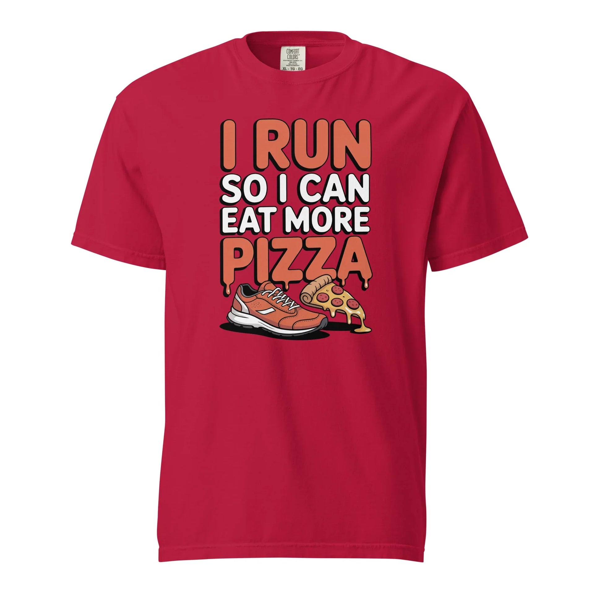 Funny Unisex Pizza Runner T-Shirt - Briadanna