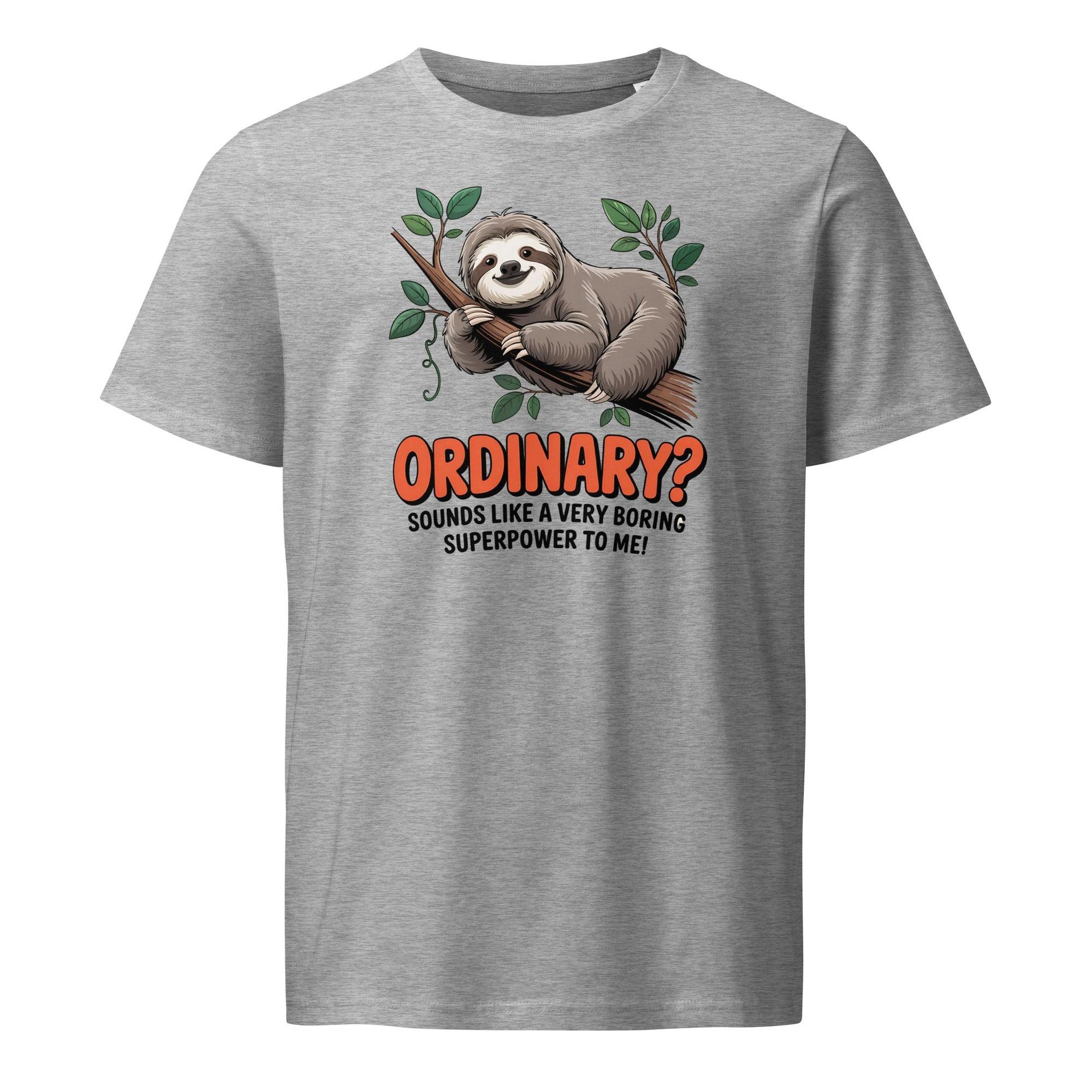 Funny Sloth Unisex Organic Tee - Briadanna