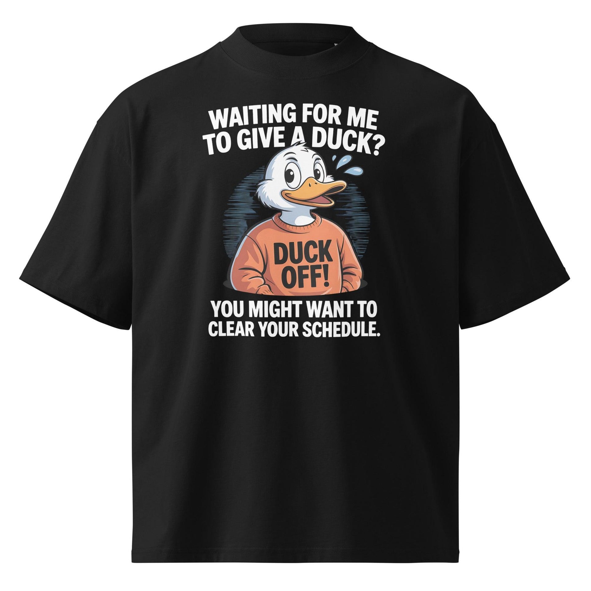'Duck Off' Oversized T-Shirt - Briadanna