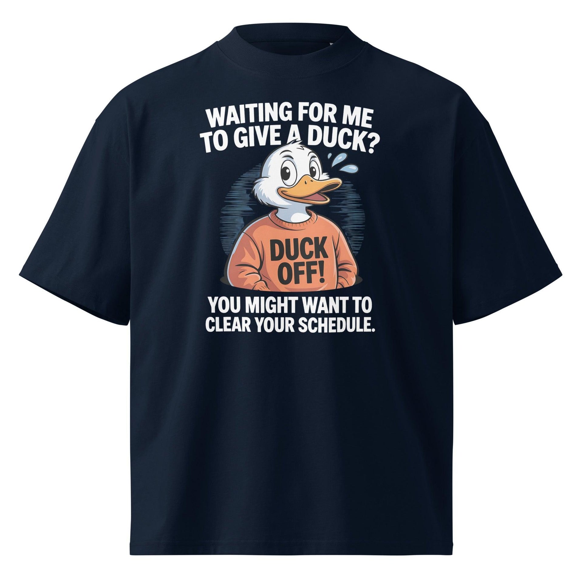 'Duck Off' Oversized T-Shirt - Briadanna