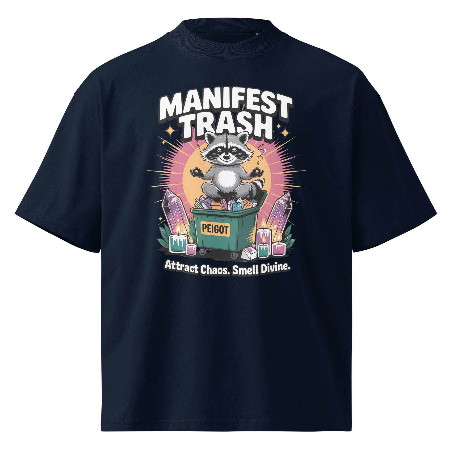 Manifest Trash High Neck Tee - Briadanna