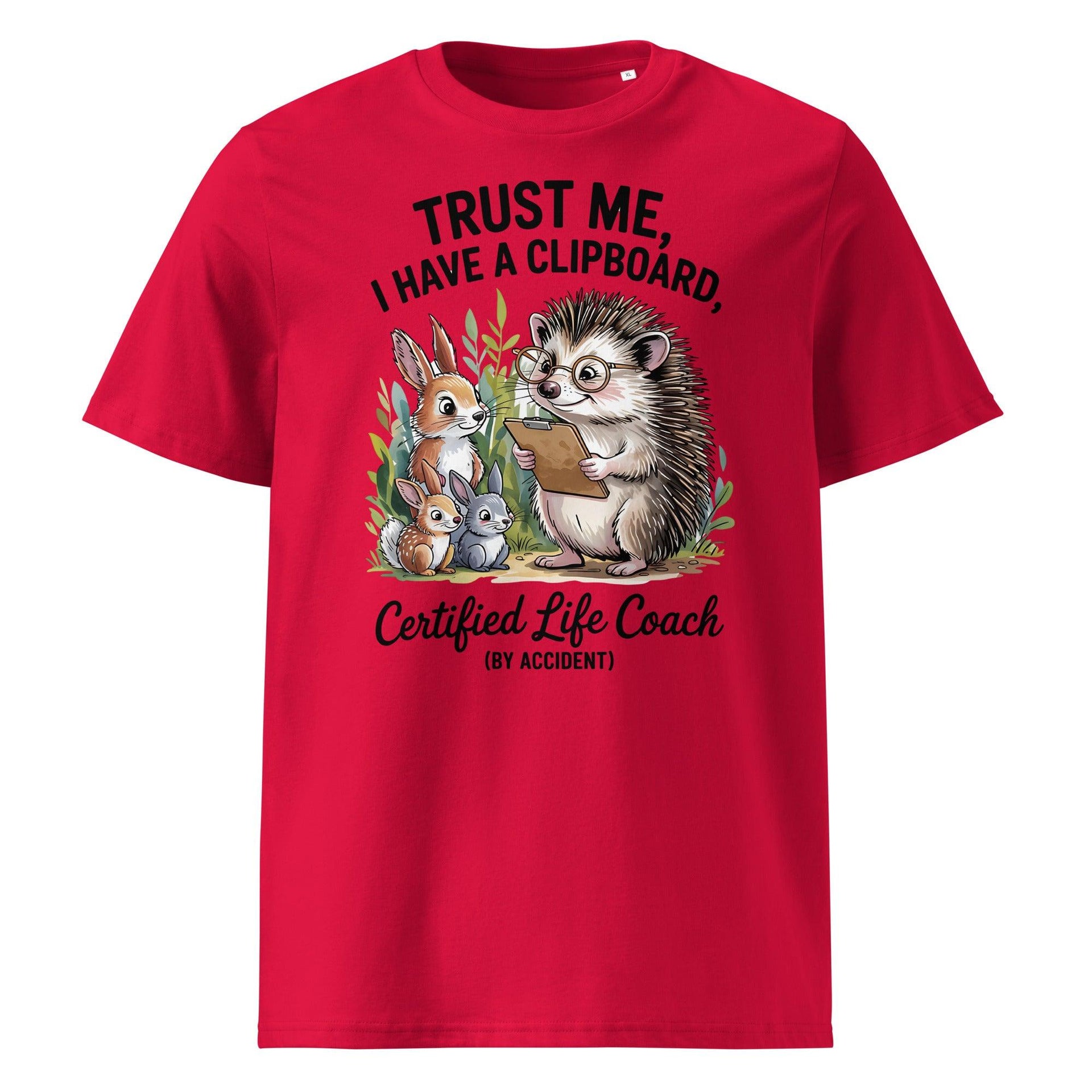 Funny Hedgehog Life Coach Tee - Briadanna