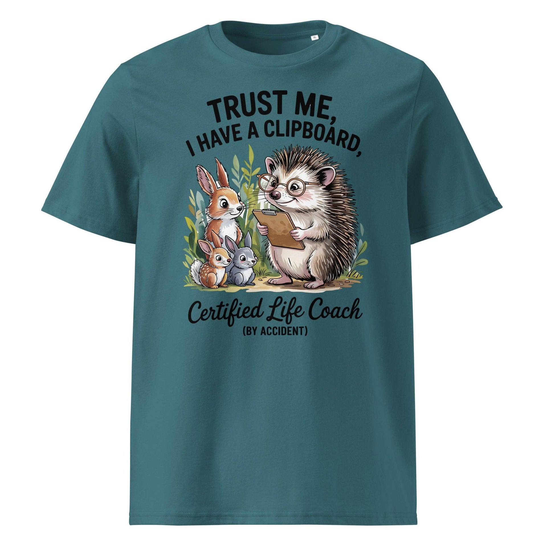 Funny Hedgehog Life Coach Tee - Briadanna