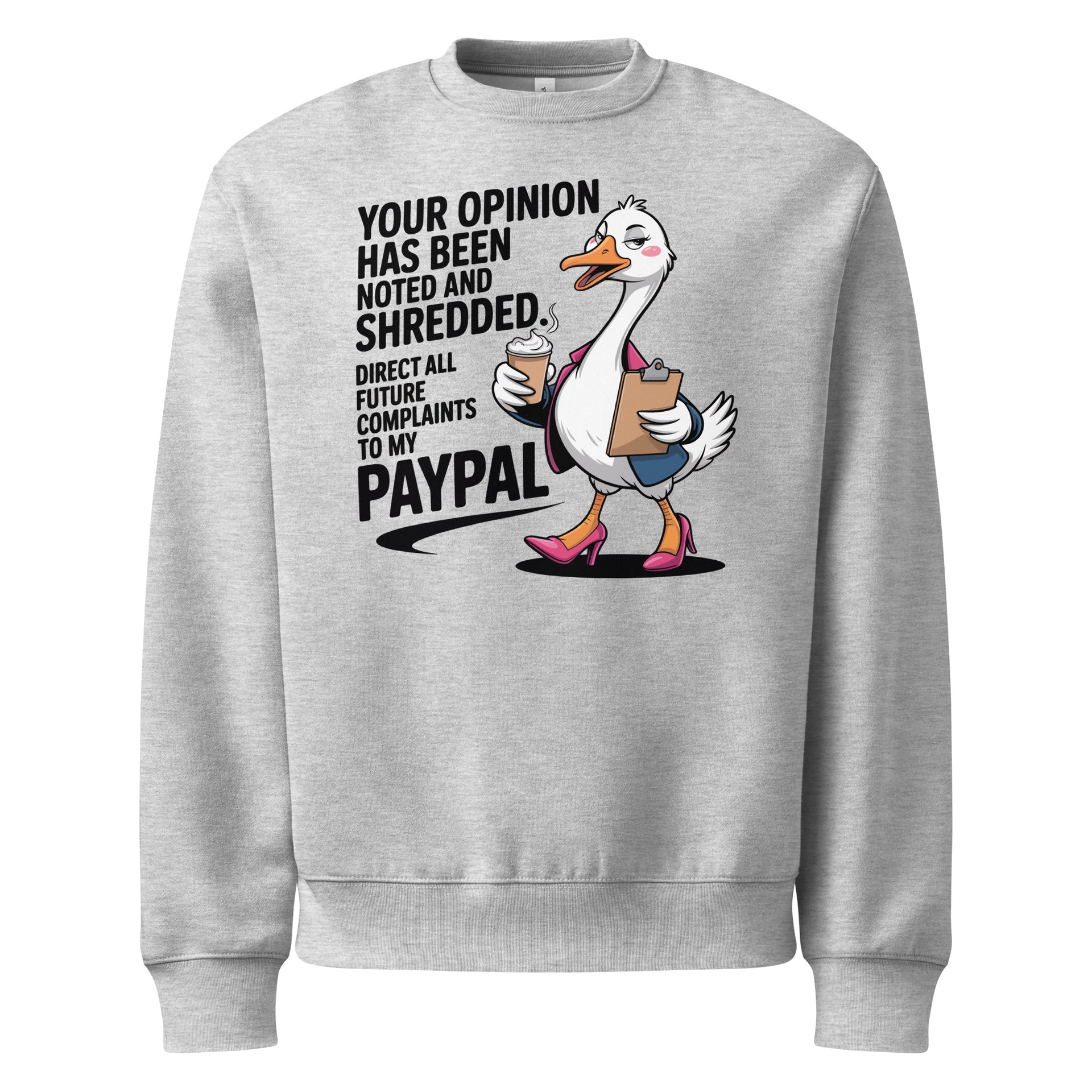 Shredded Opinion Sweatshirt - Briadanna