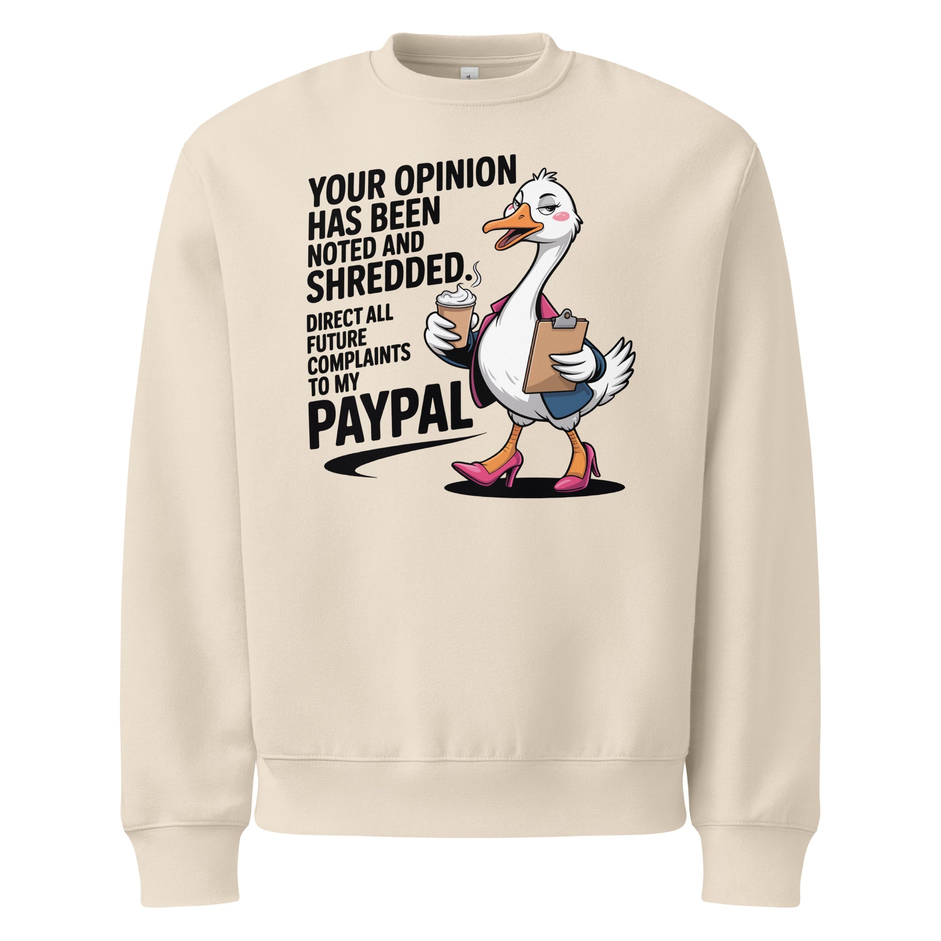 Shredded Opinion Sweatshirt - Briadanna