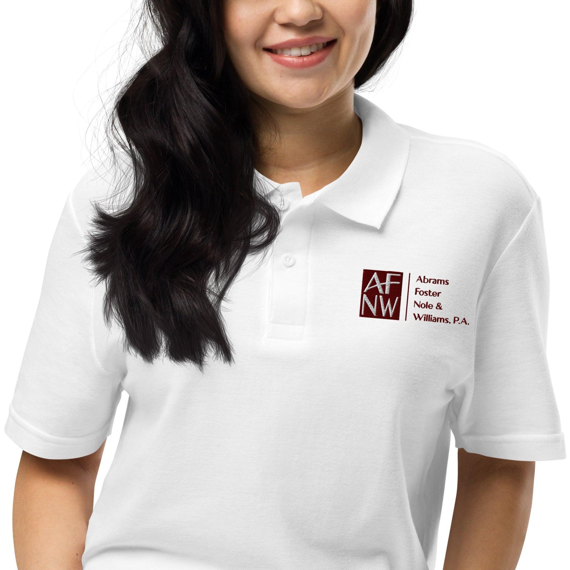 Embroidered AFNW Unisex Pique Polo Shirt - Briadanna