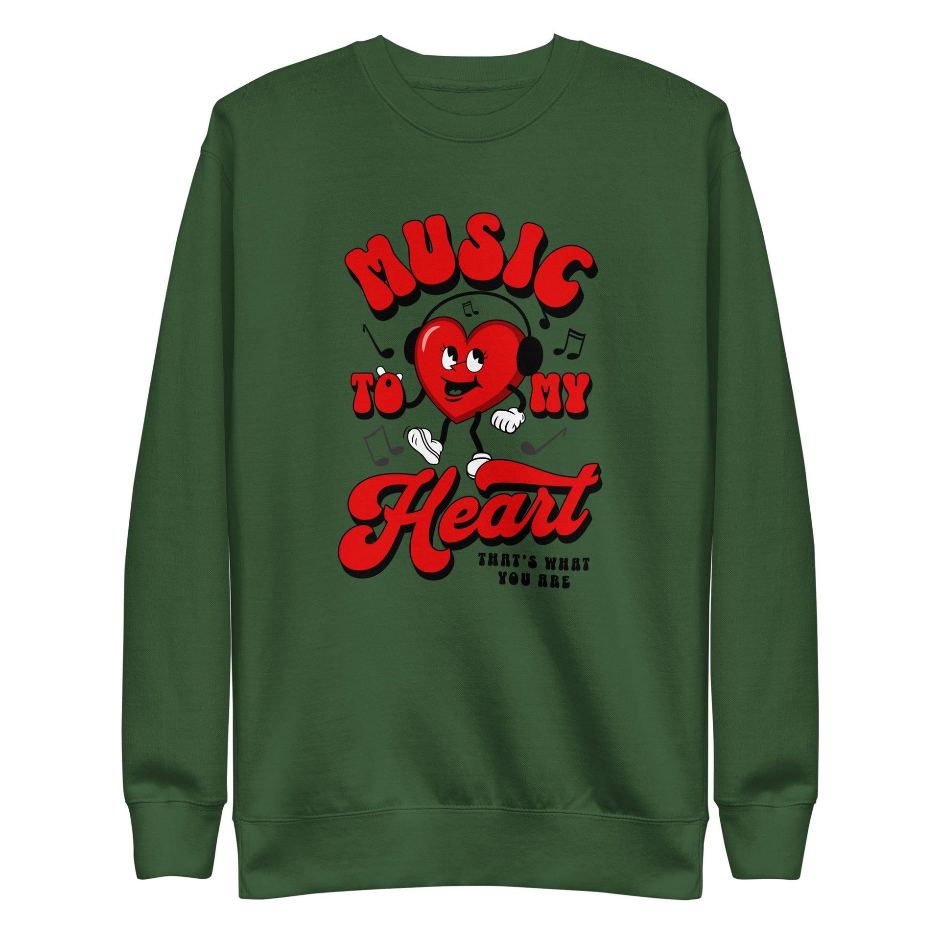 "Music To My Heart" Sweatshirt - Briadanna