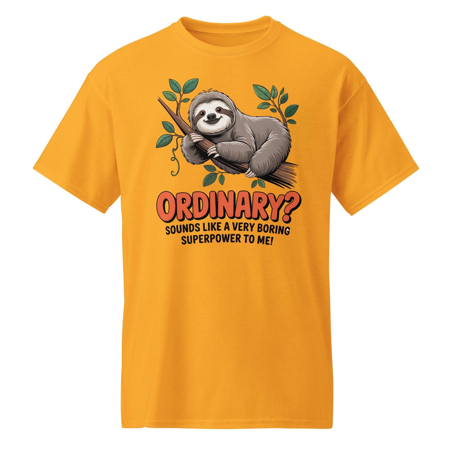 Funny Sloth 'Ordinary?' Tee - Briadanna
