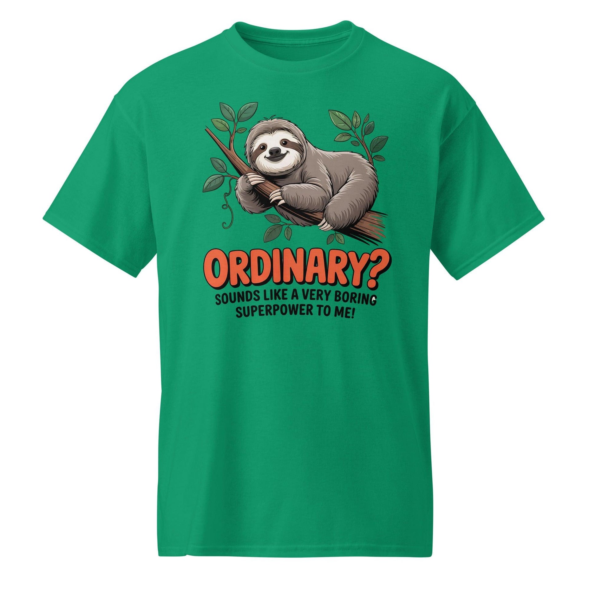 Funny Sloth 'Ordinary?' Tee - Briadanna