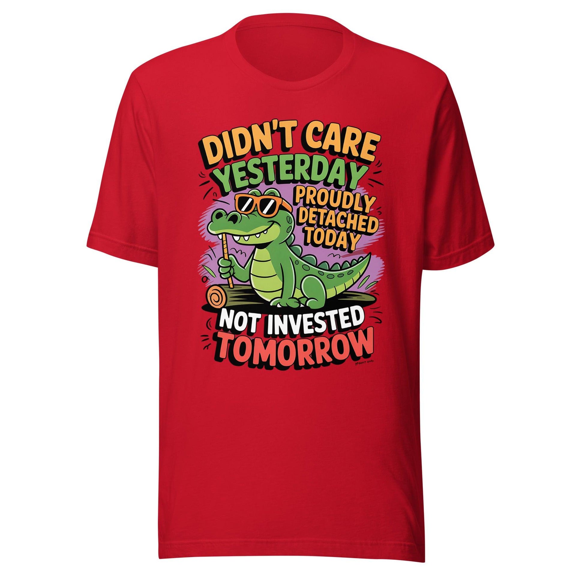'Didn't Care' Crocodile Unisex Tee - Briadanna