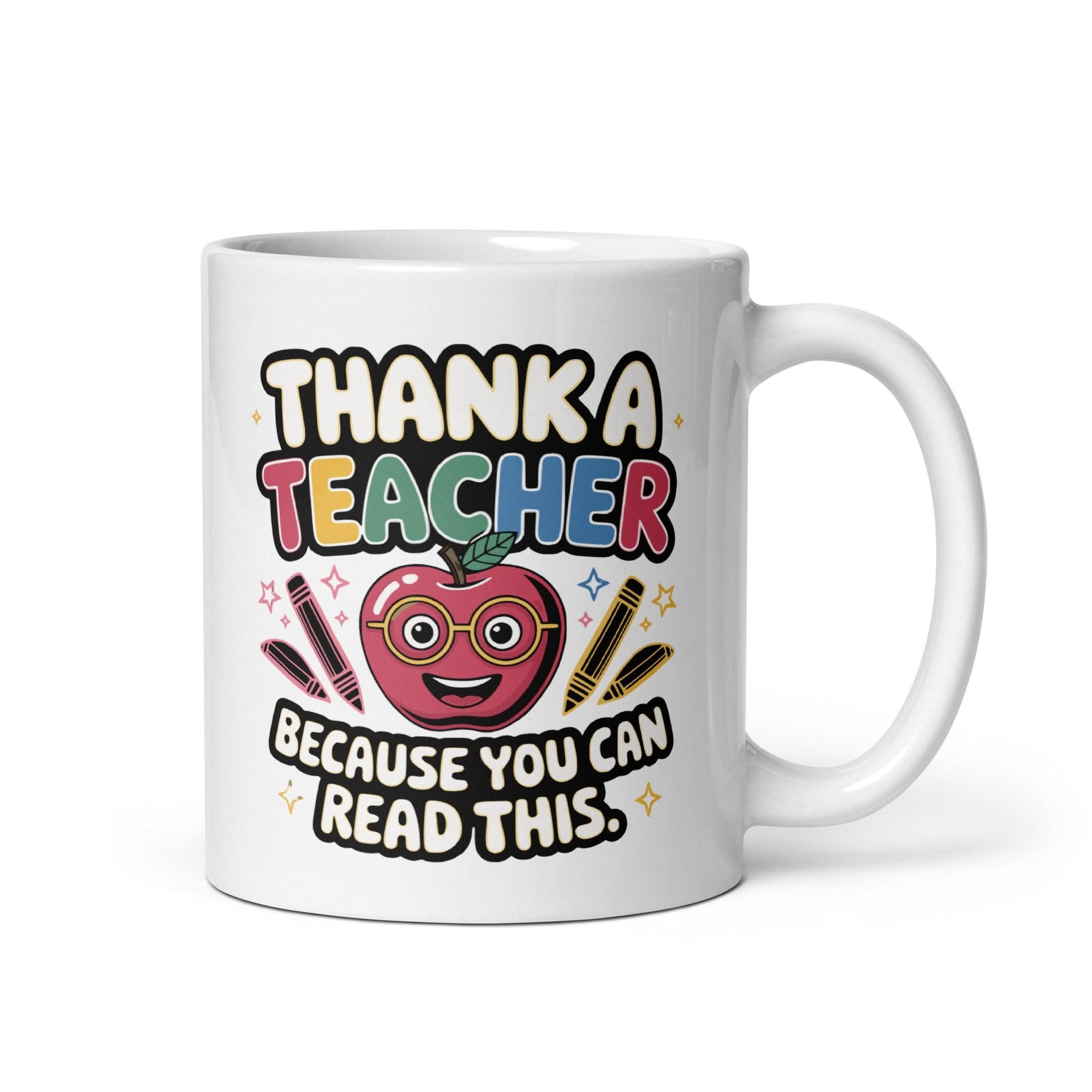 Thank a Teacher Ceramic Mug - Briadanna