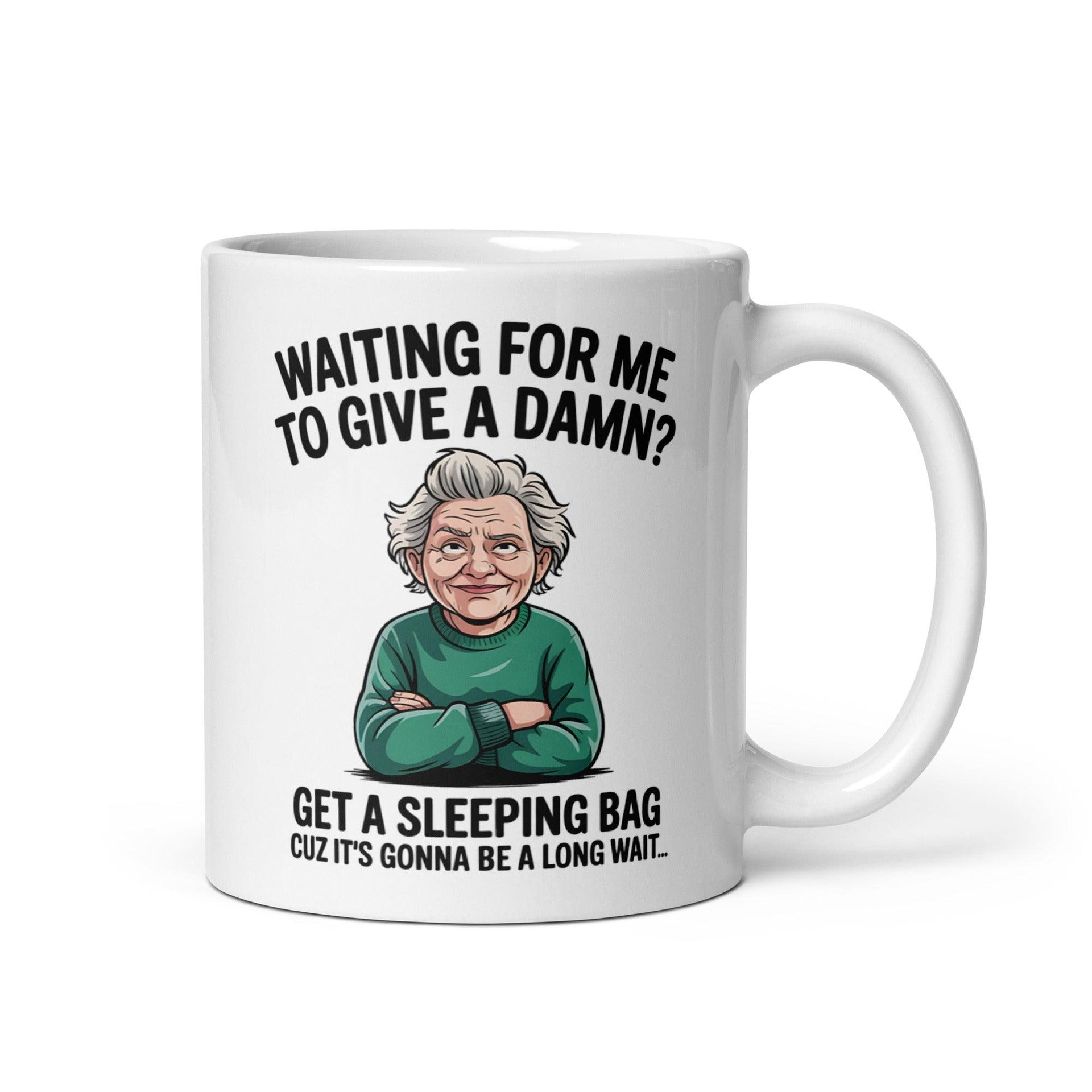 Give a Damn Funny Ceramic Mug - Briadanna