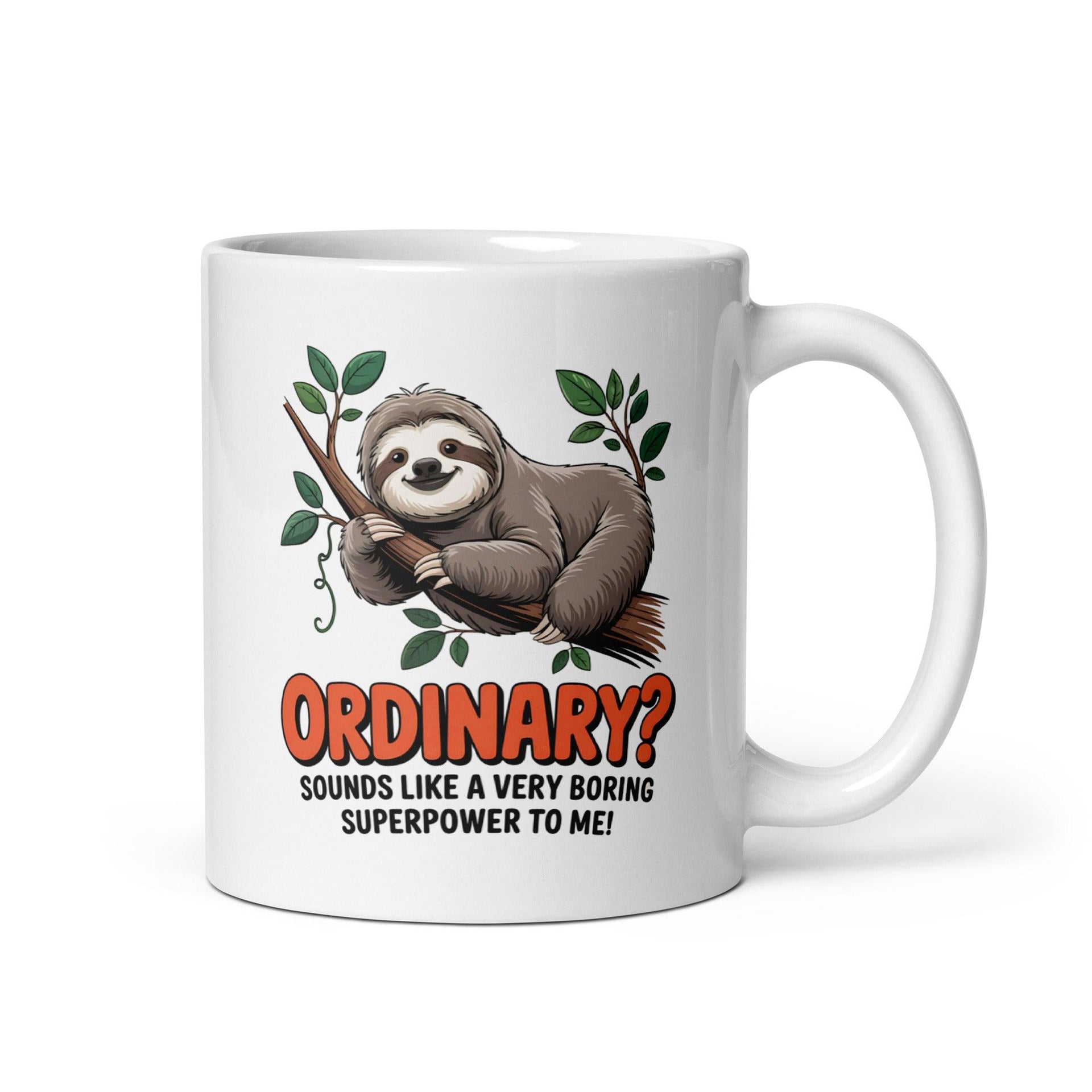 Funny Sloth Ceramic Mug - Briadanna