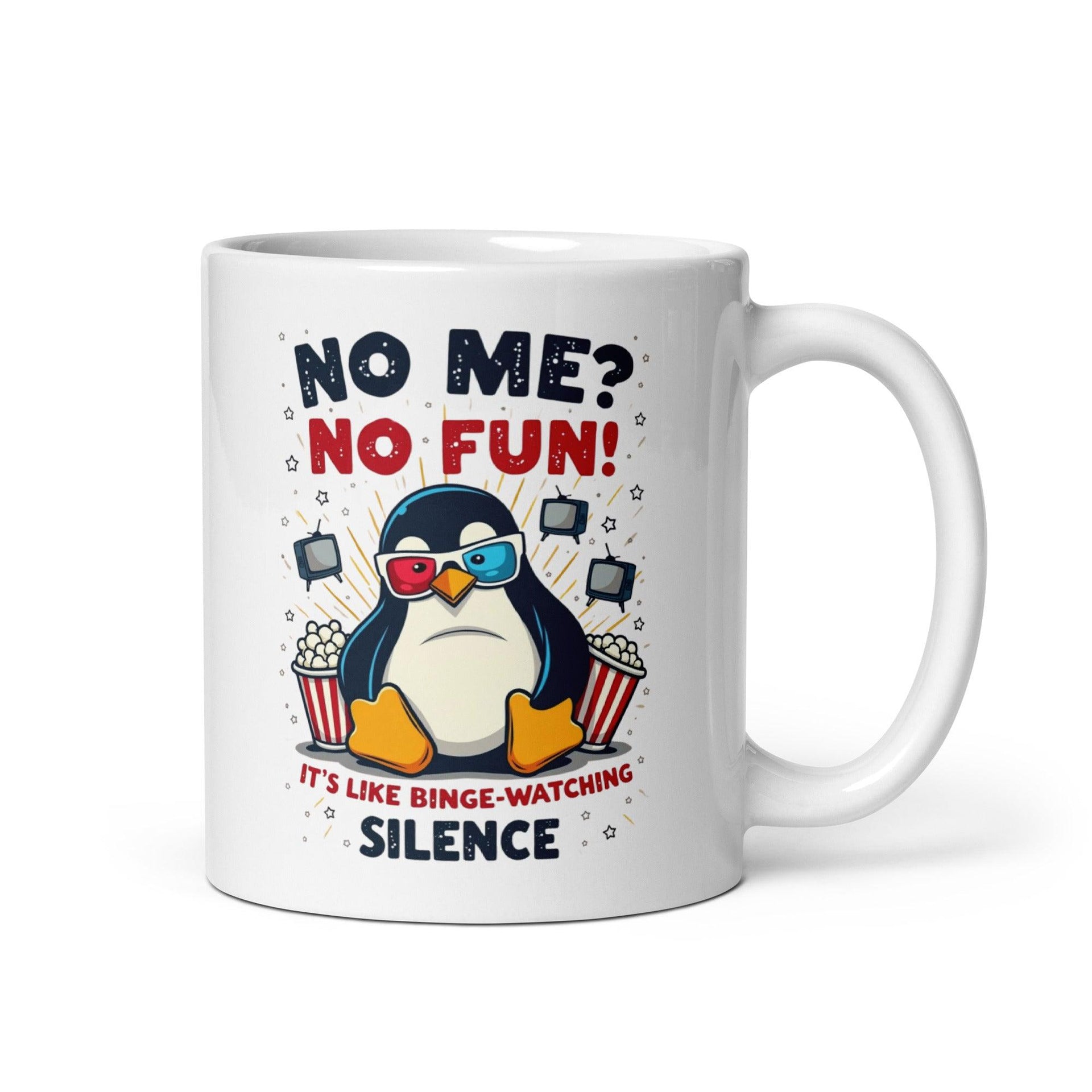 'No Me? No Fun!' Penguin Mug - Briadanna