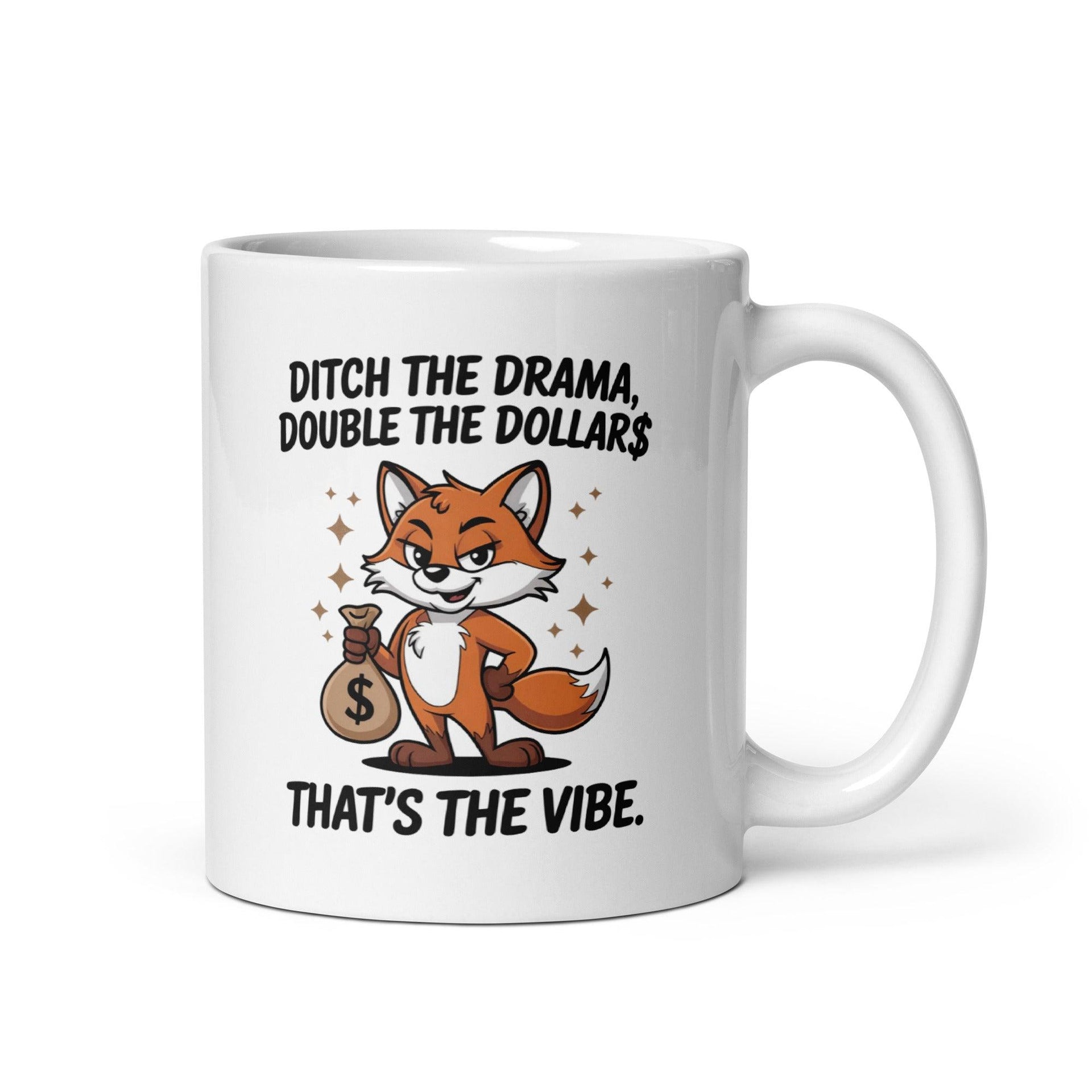 Motivational Fox Ceramic Glossy Mug - Briadanna