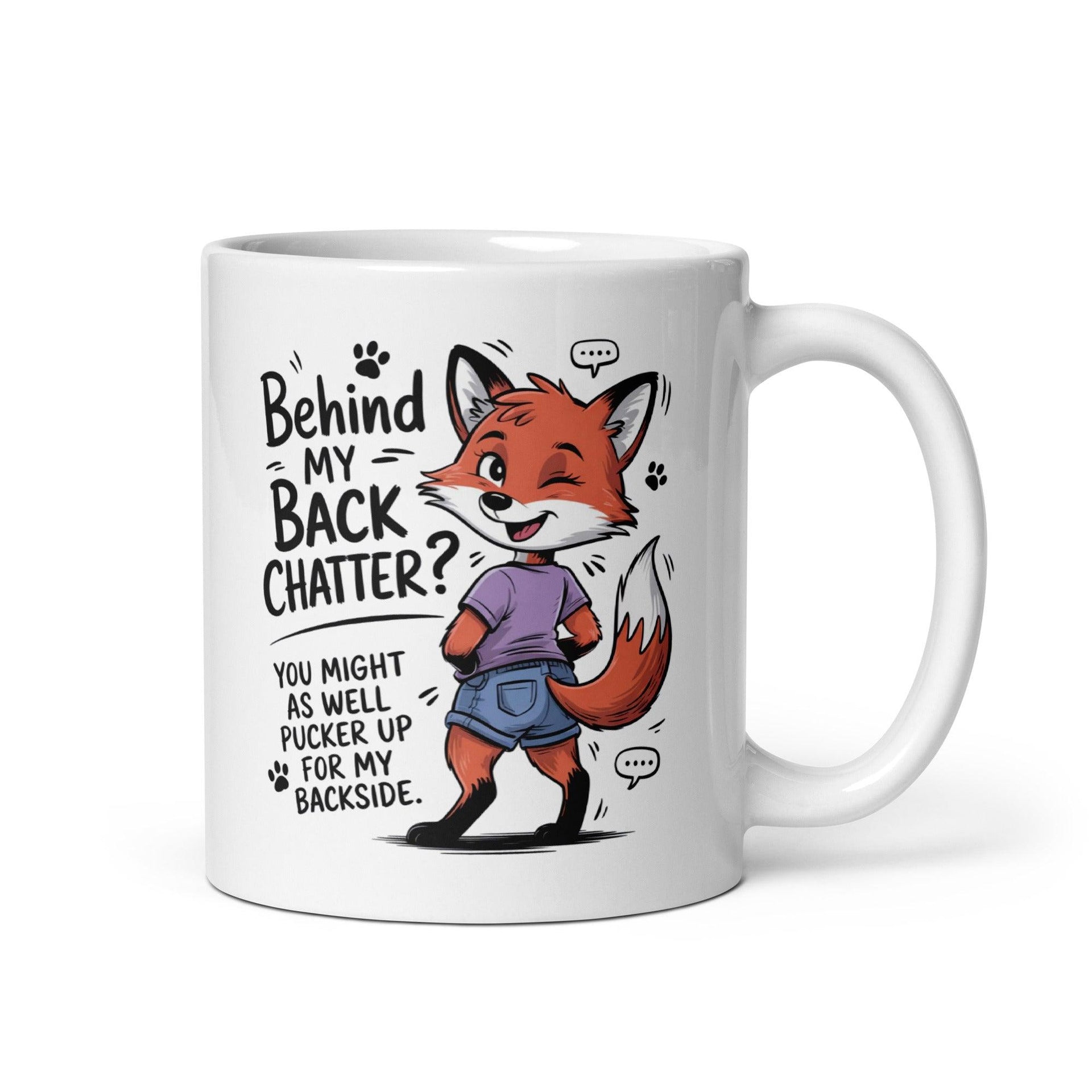 Funny Fox Glossy Ceramic Mug - Briadanna