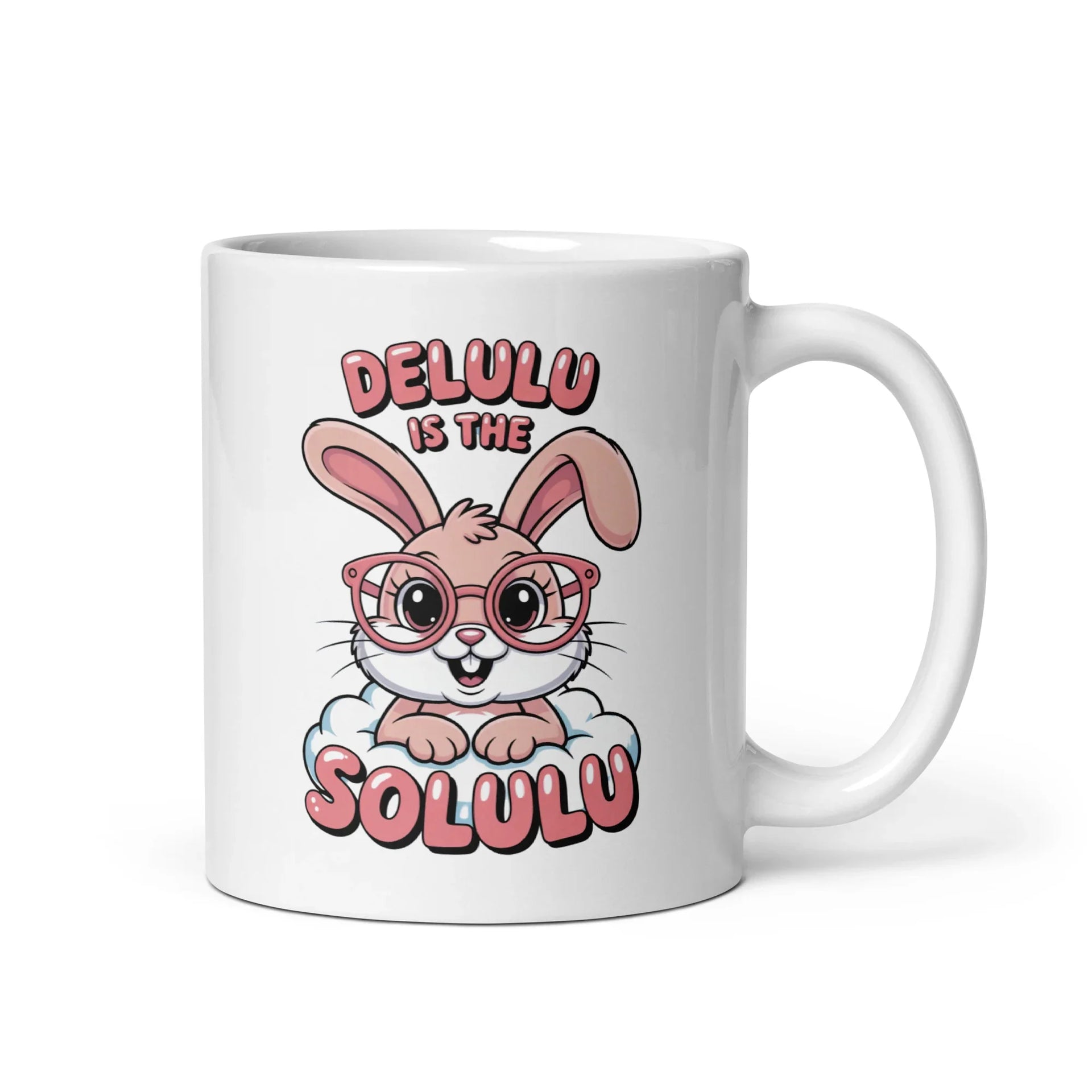 Cute Bunny Delulu Mug - Briadanna