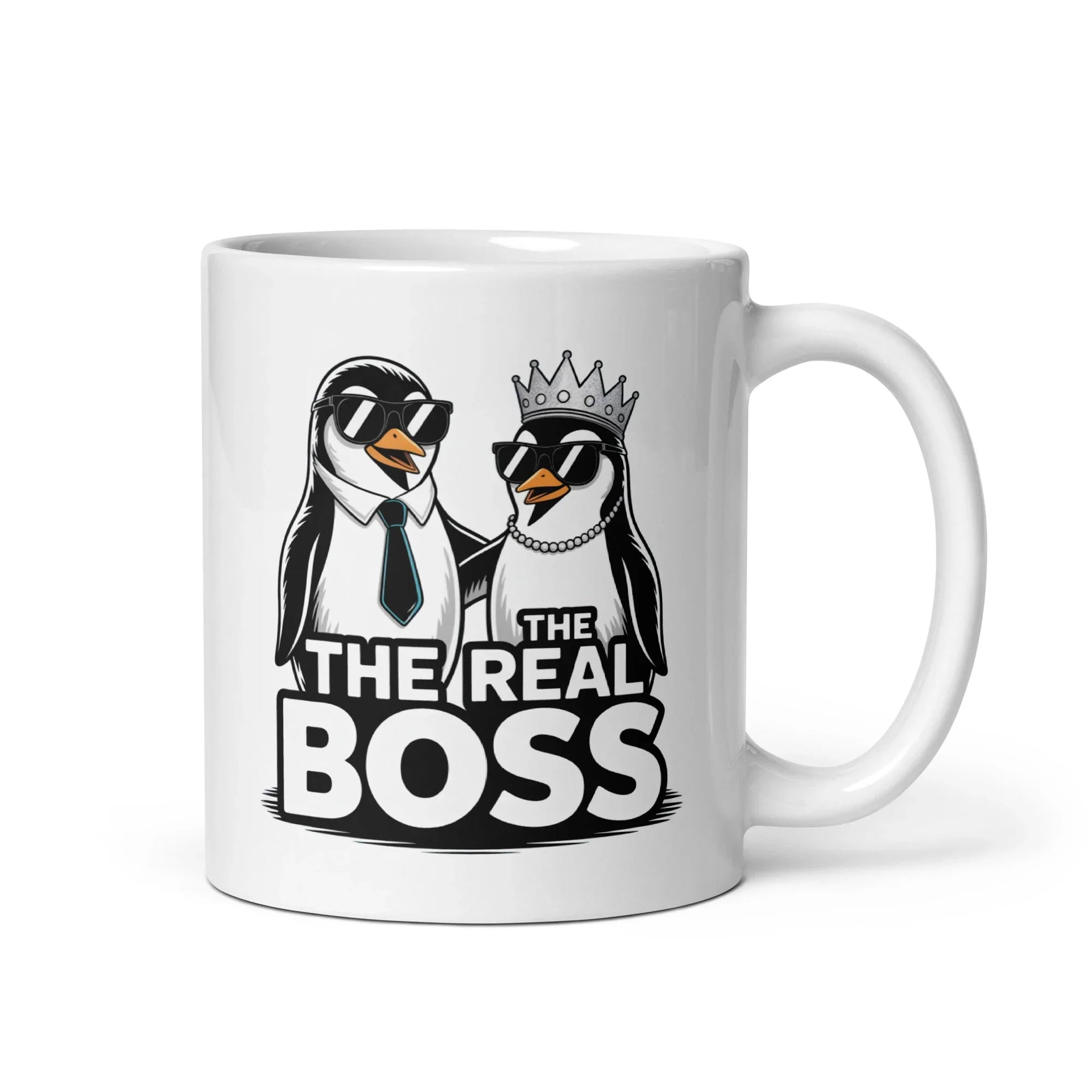 Penguin Boss Ceramic Mug - Briadanna