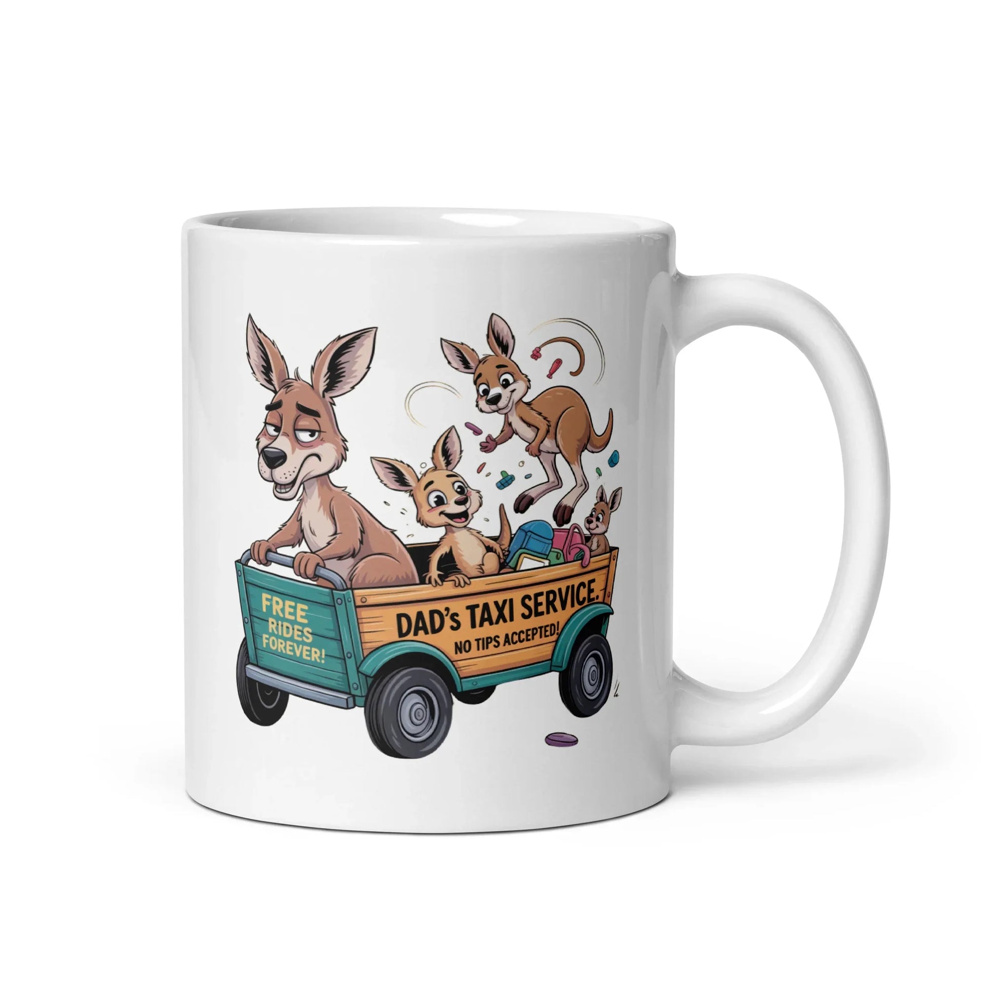 Dad's Taxi Service Ceramic Mug - Briadanna