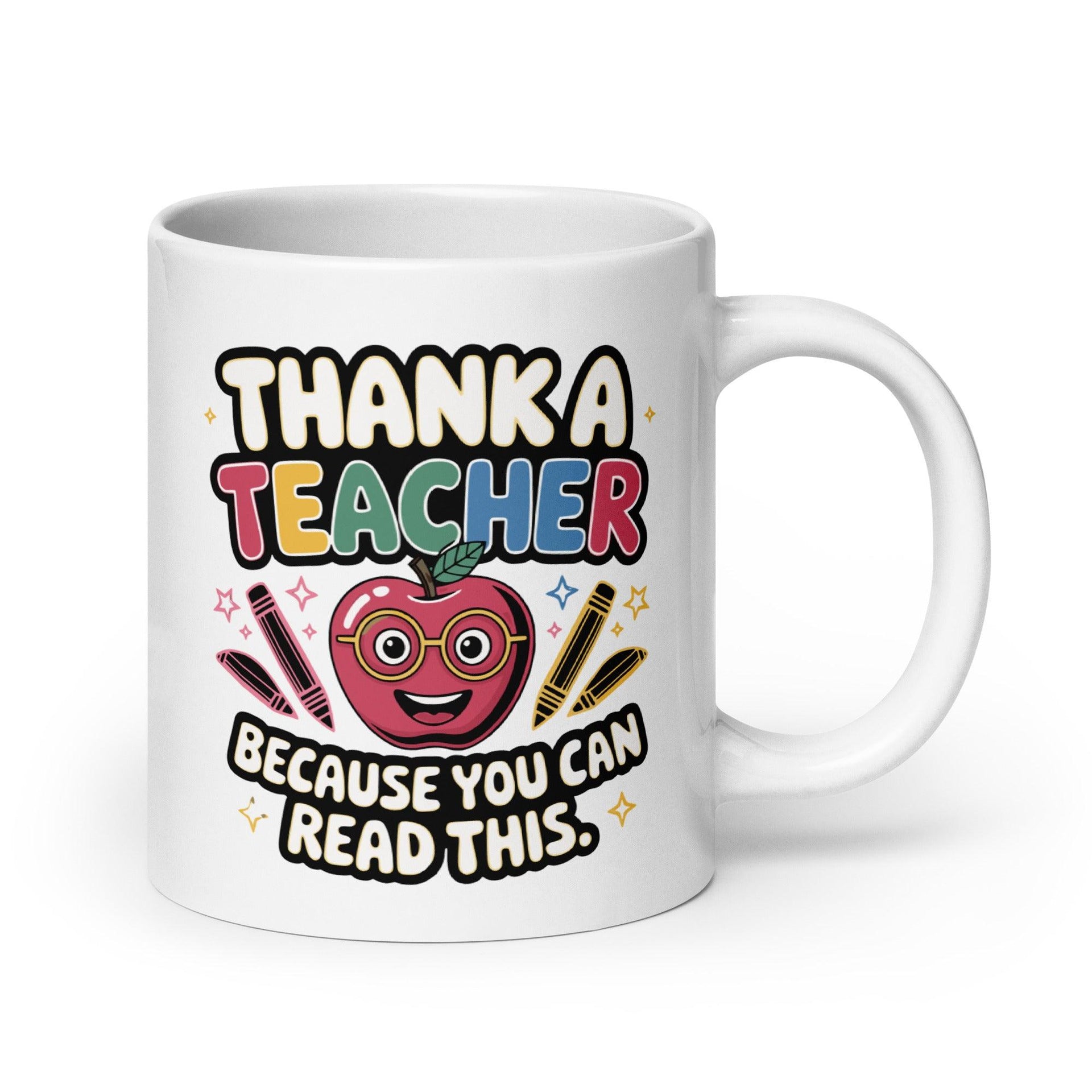 Thank a Teacher Ceramic Mug - Briadanna