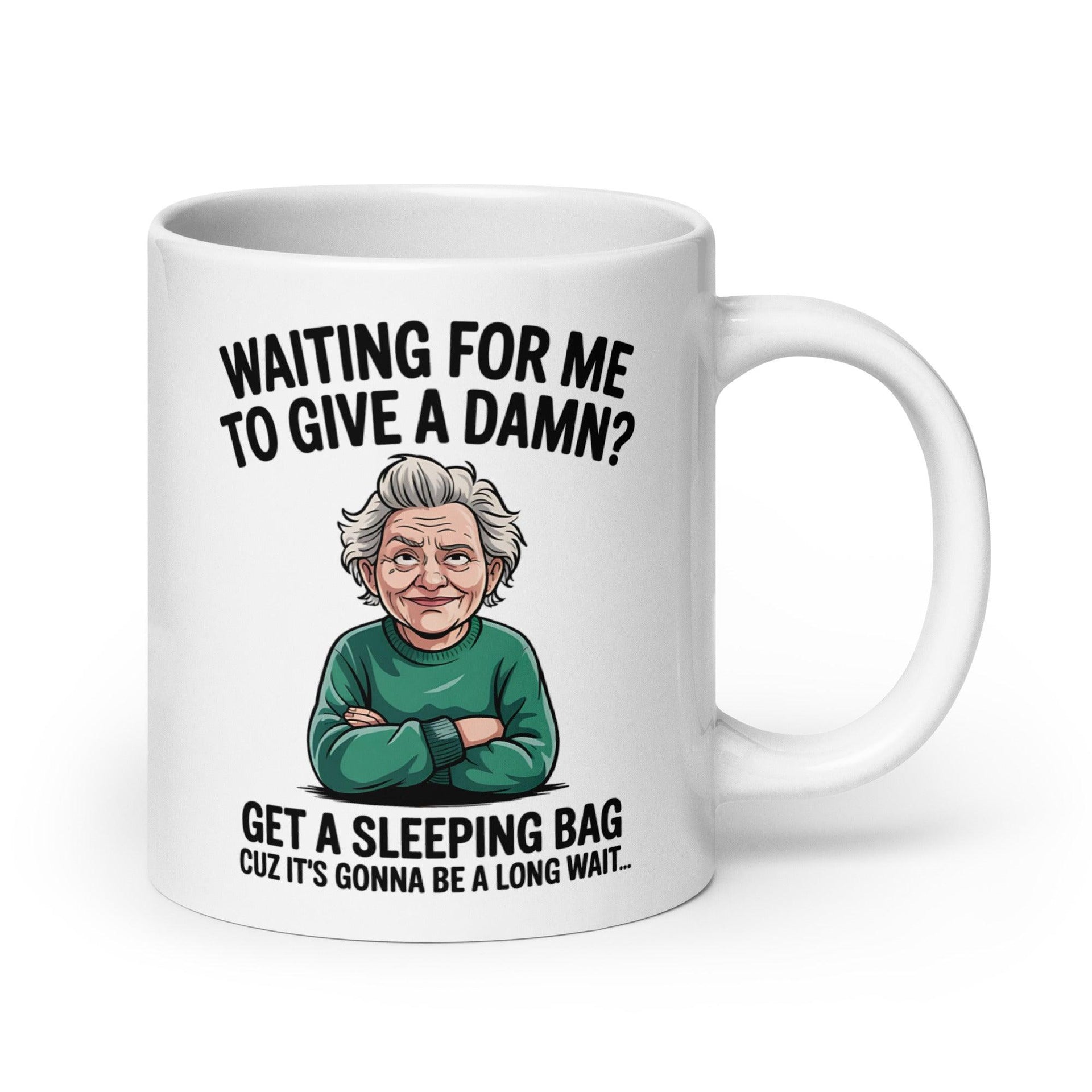 Give a Damn Funny Ceramic Mug - Briadanna