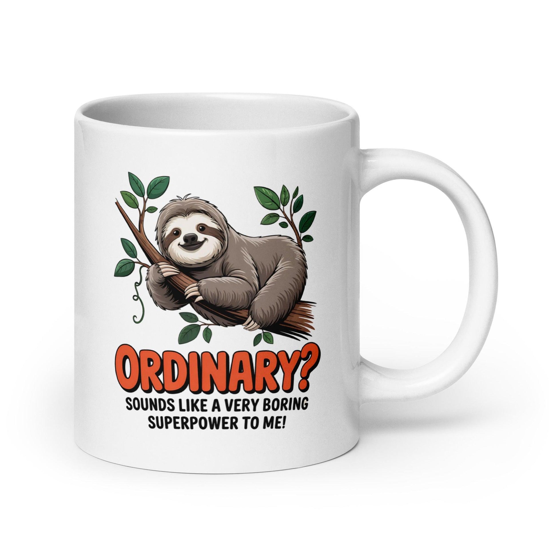 Funny Sloth Ceramic Mug - Briadanna