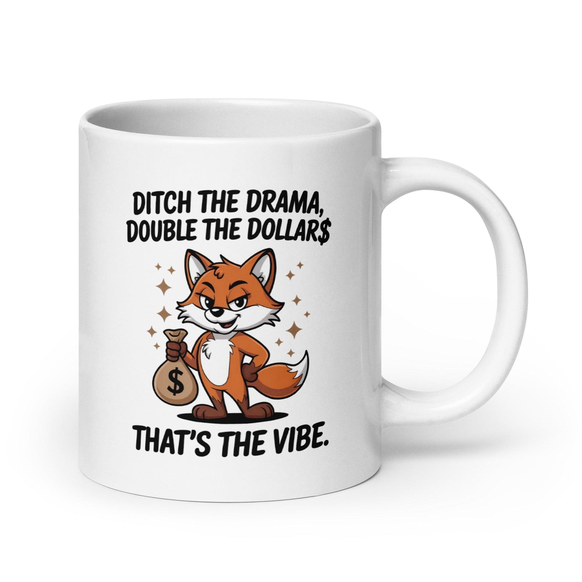 Motivational Fox Ceramic Glossy Mug - Briadanna