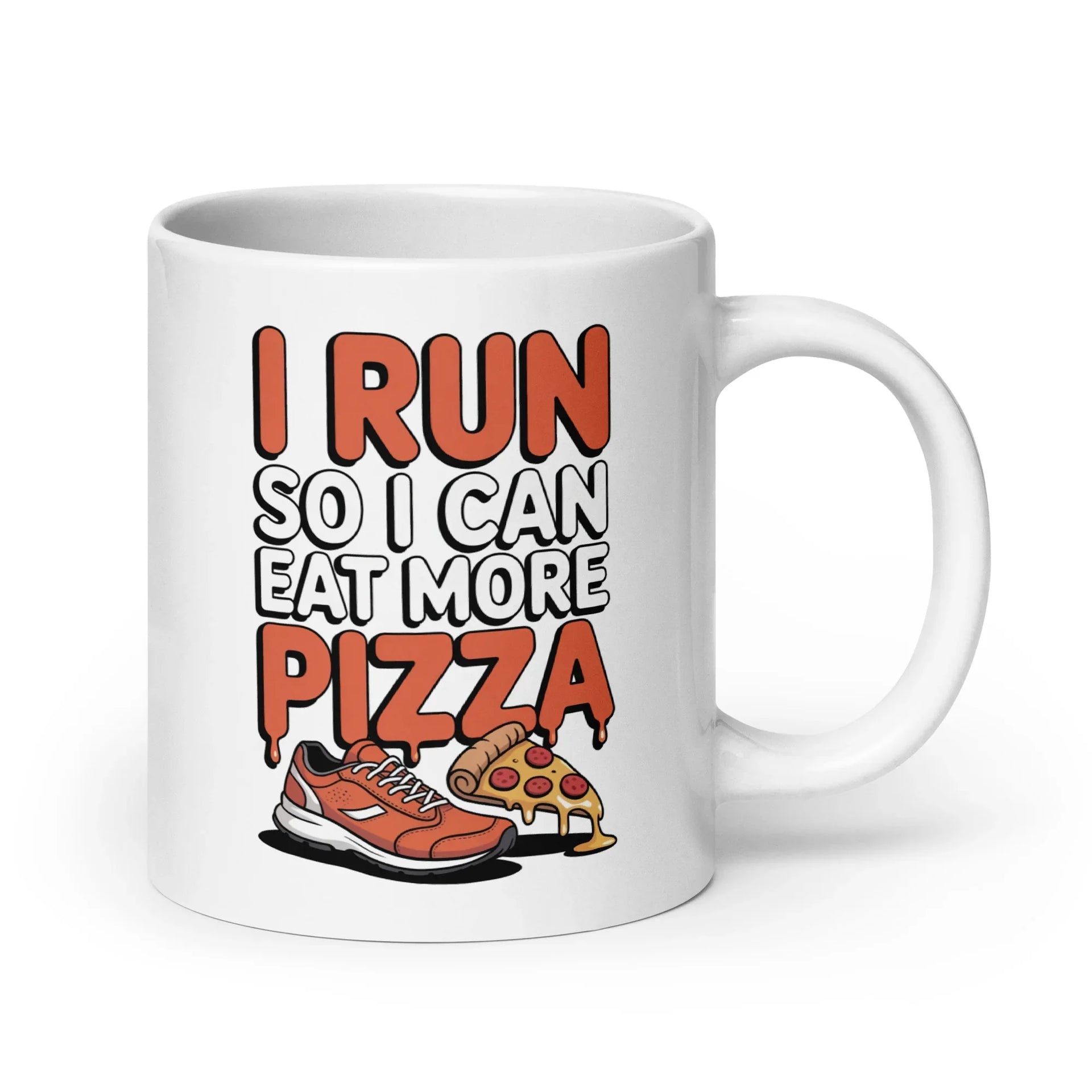 Funny Pizza Lover's Ceramic Mug - Briadanna