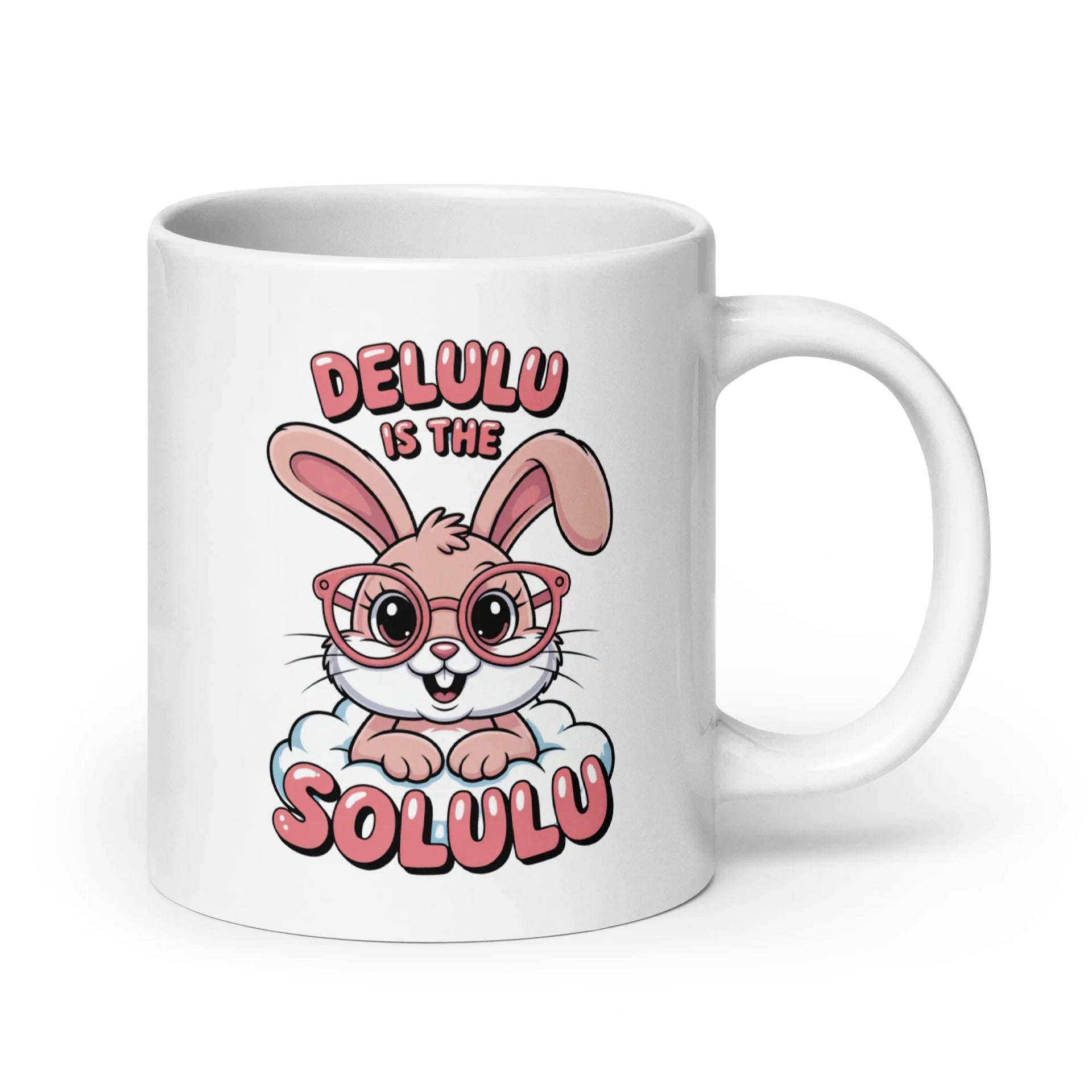 Cute Bunny Delulu Mug - Briadanna