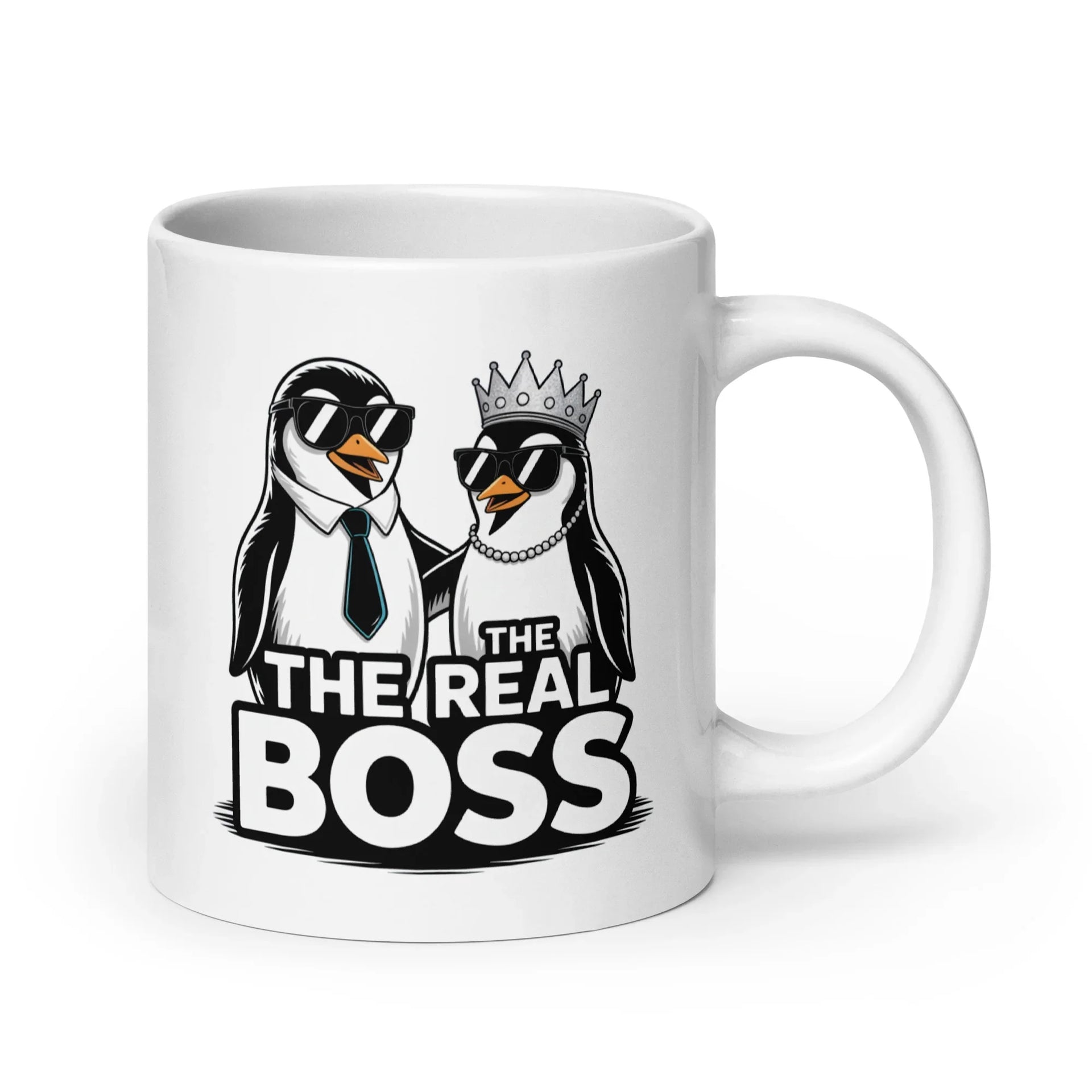 Penguin Boss Ceramic Mug - Briadanna