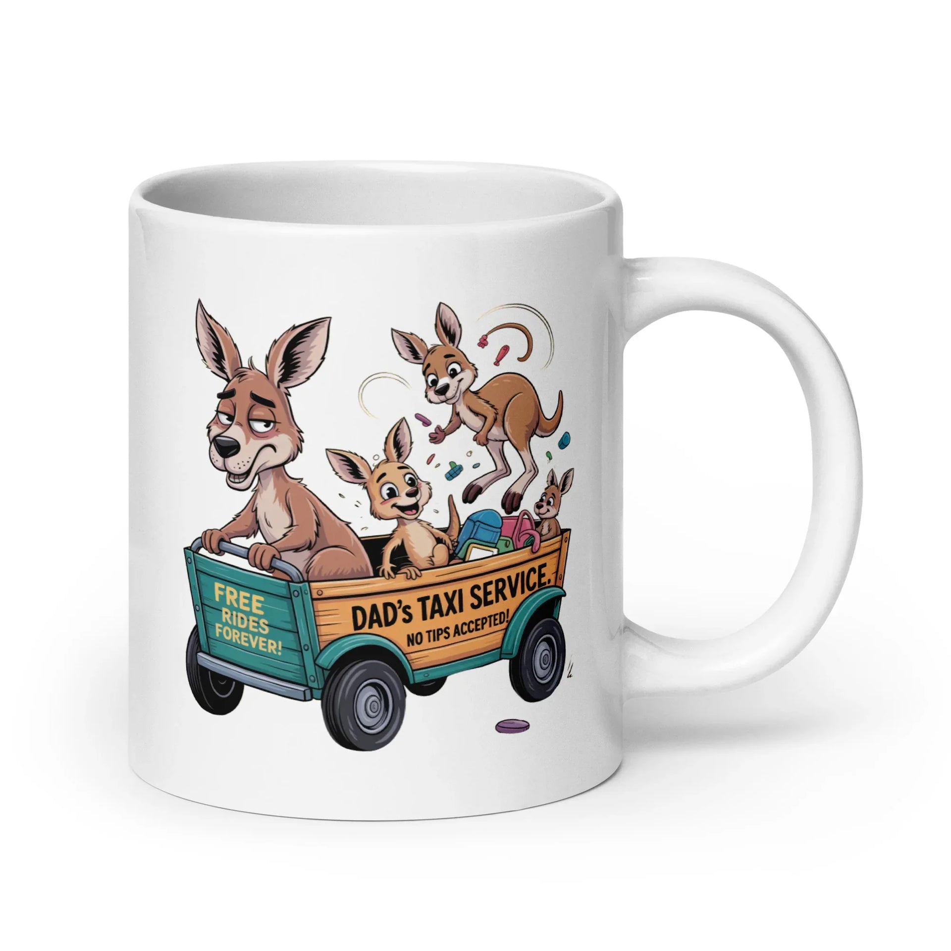 Dad's Taxi Service Ceramic Mug - Briadanna