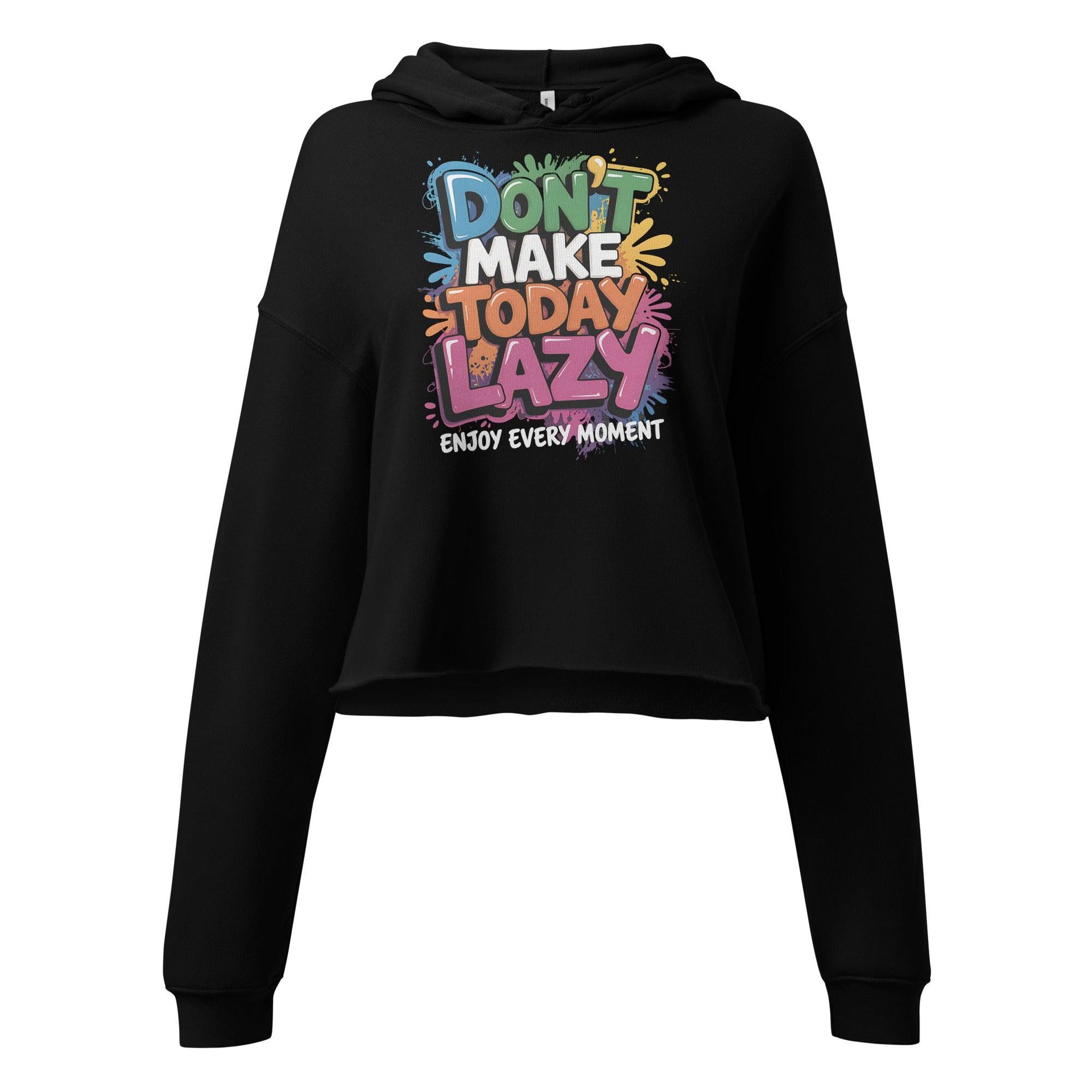 'Lazy Day' Crop Hoodie - Briadanna
